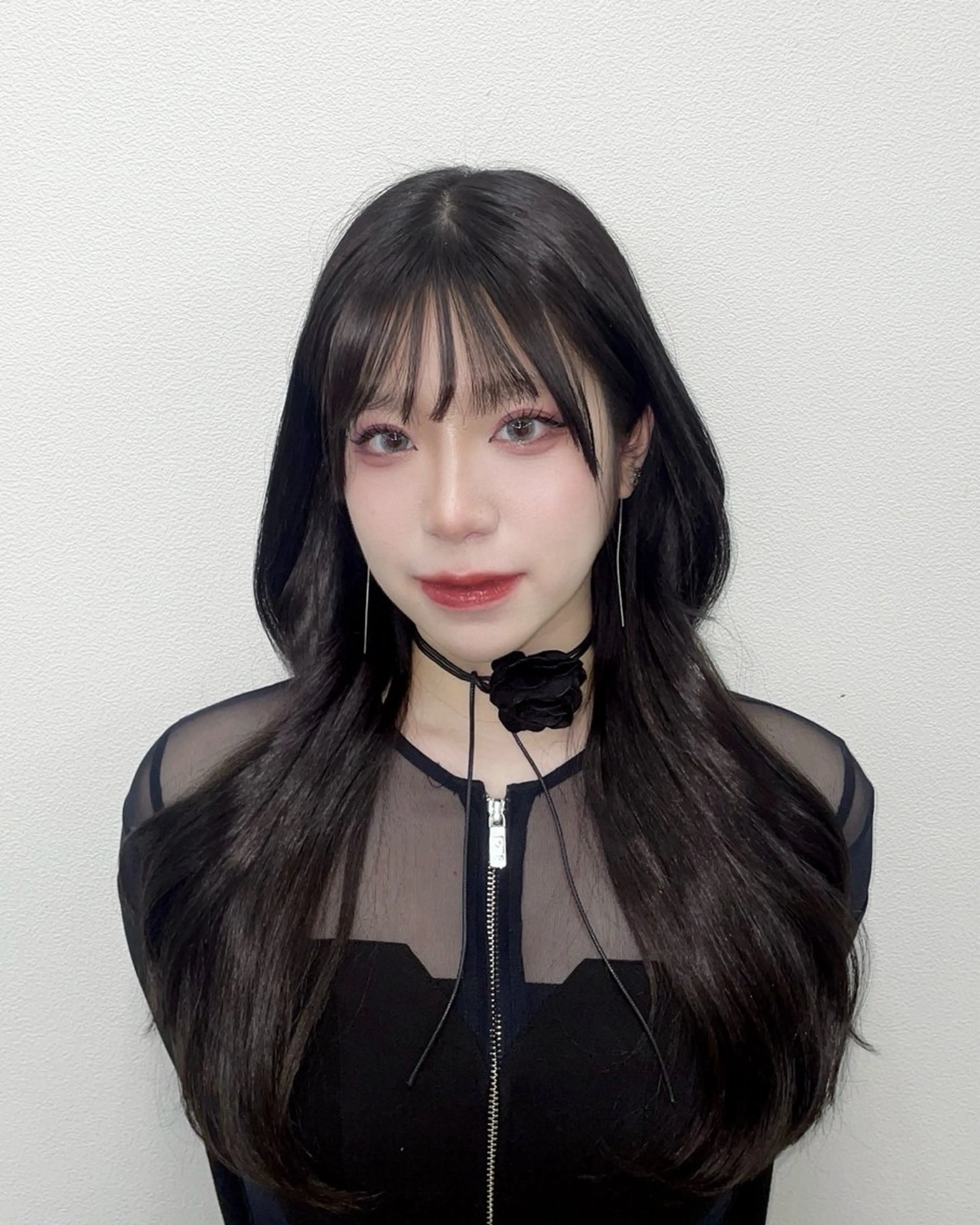 ロング カラー カット ヘアカラー トリートメント ヘッドスパ 艶モテ・韓国スタイル 🤍りんのヘアスタイル