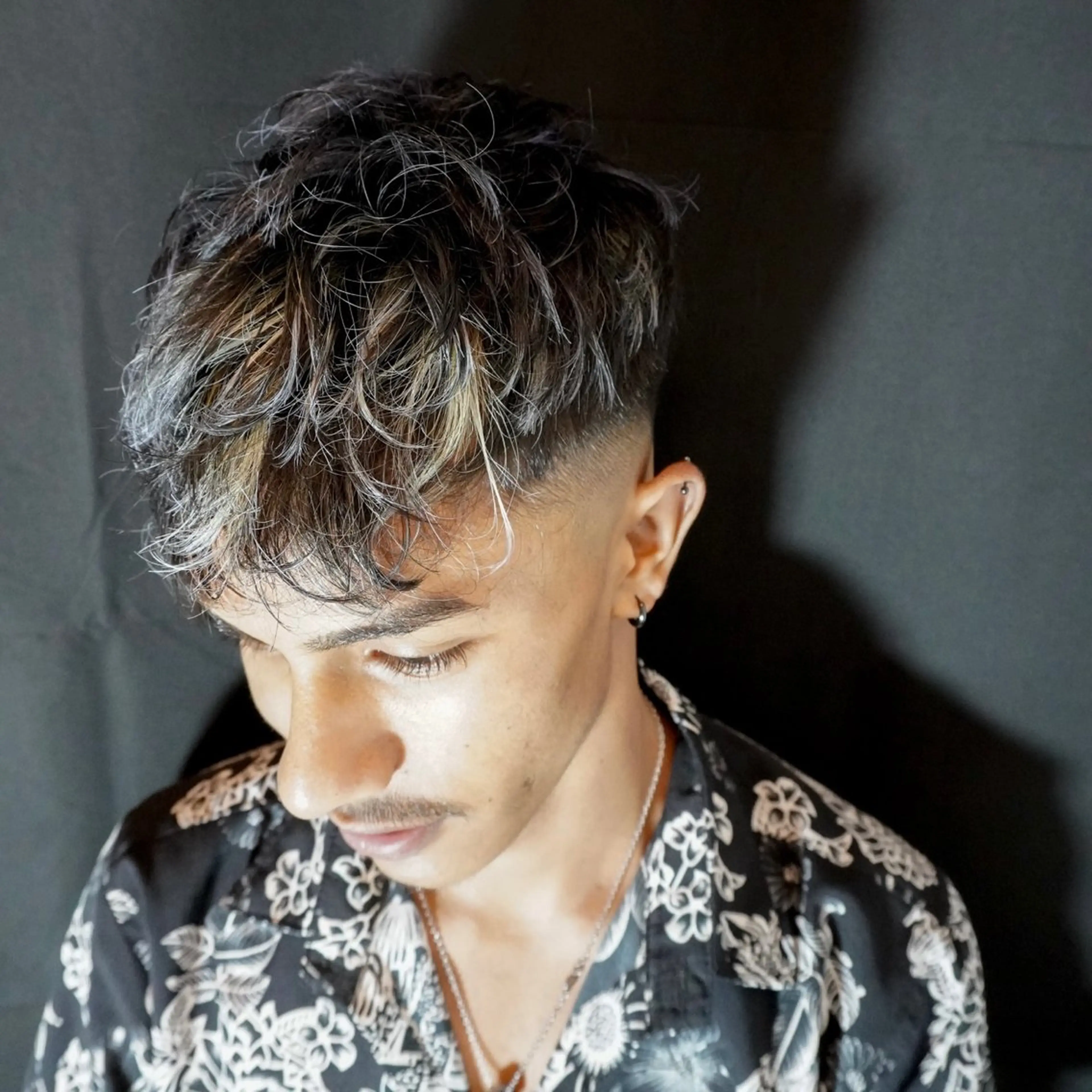 ショート カラー パーマ メンズ カット ヘアカラー パーマ Cut House Shiomi所属・🔥メンズ専門🔥 Ayutoのヘアスタイル