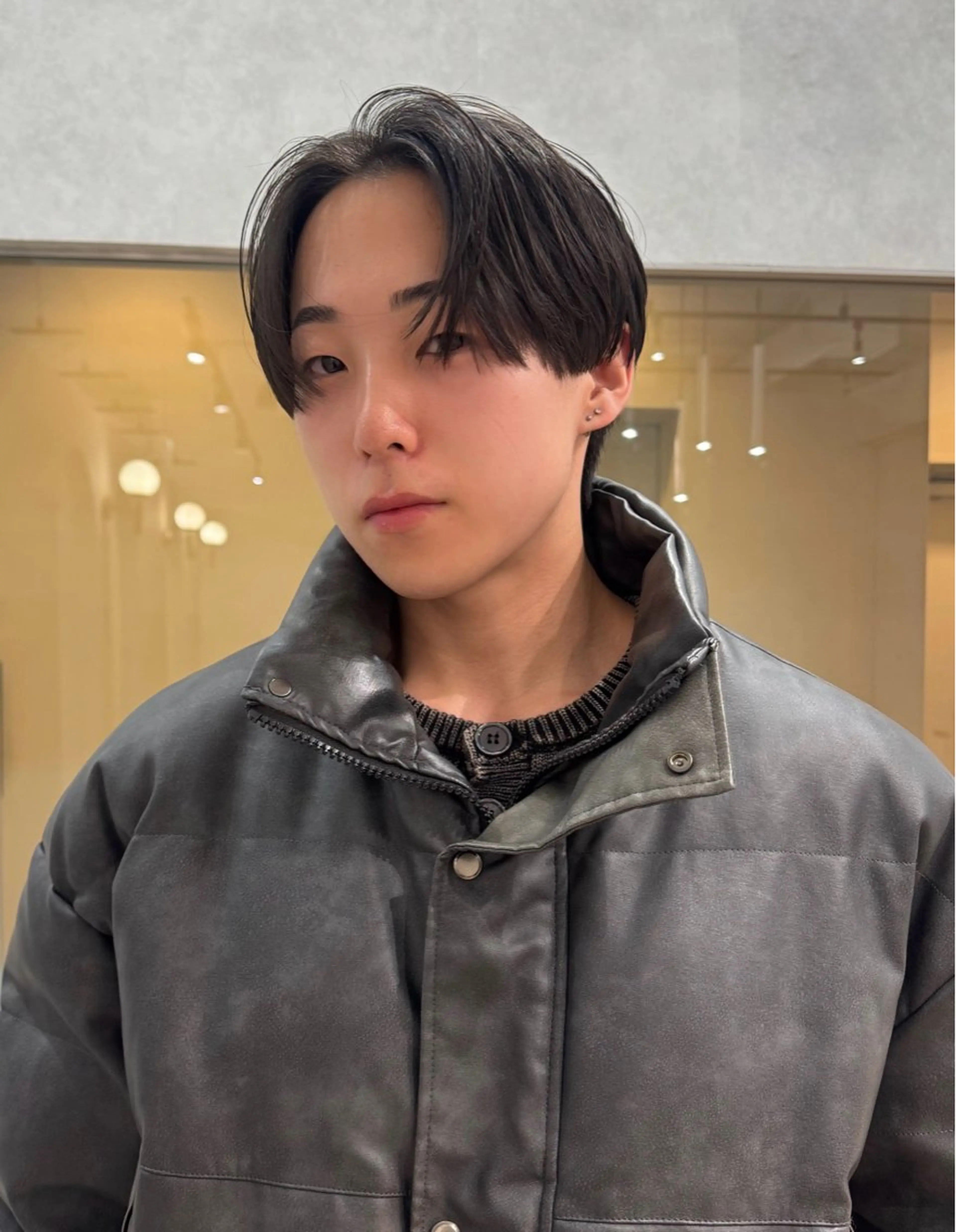 メンズ コンマヘア カット ヘッドスパ mahoメンズ/韓国 🦋ハイトーンのヘアスタイル