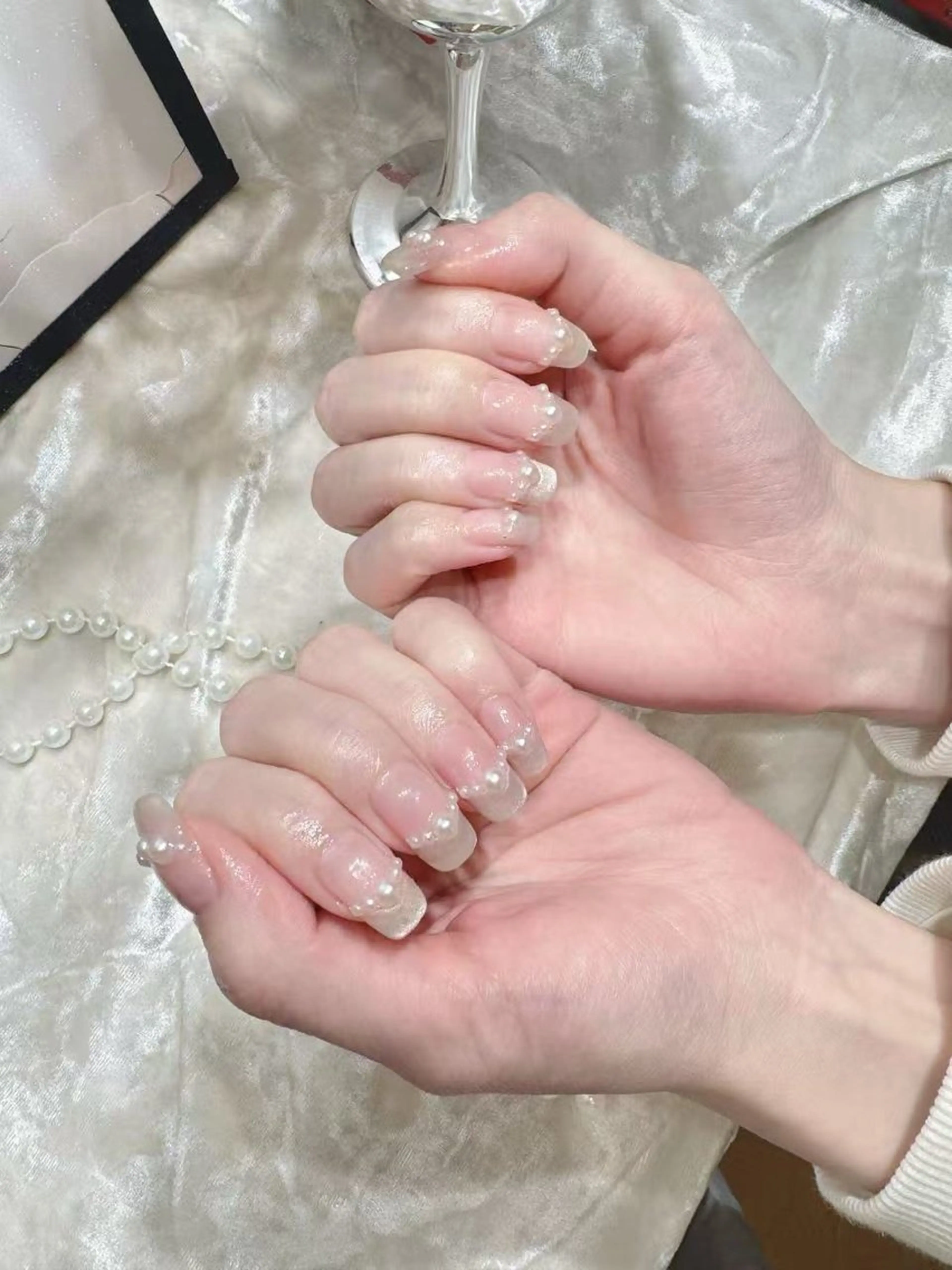 ネイル アートネイル フットネイル ジェルネイル ハート マグネットネイル Babarla Nailのネイルデザイン