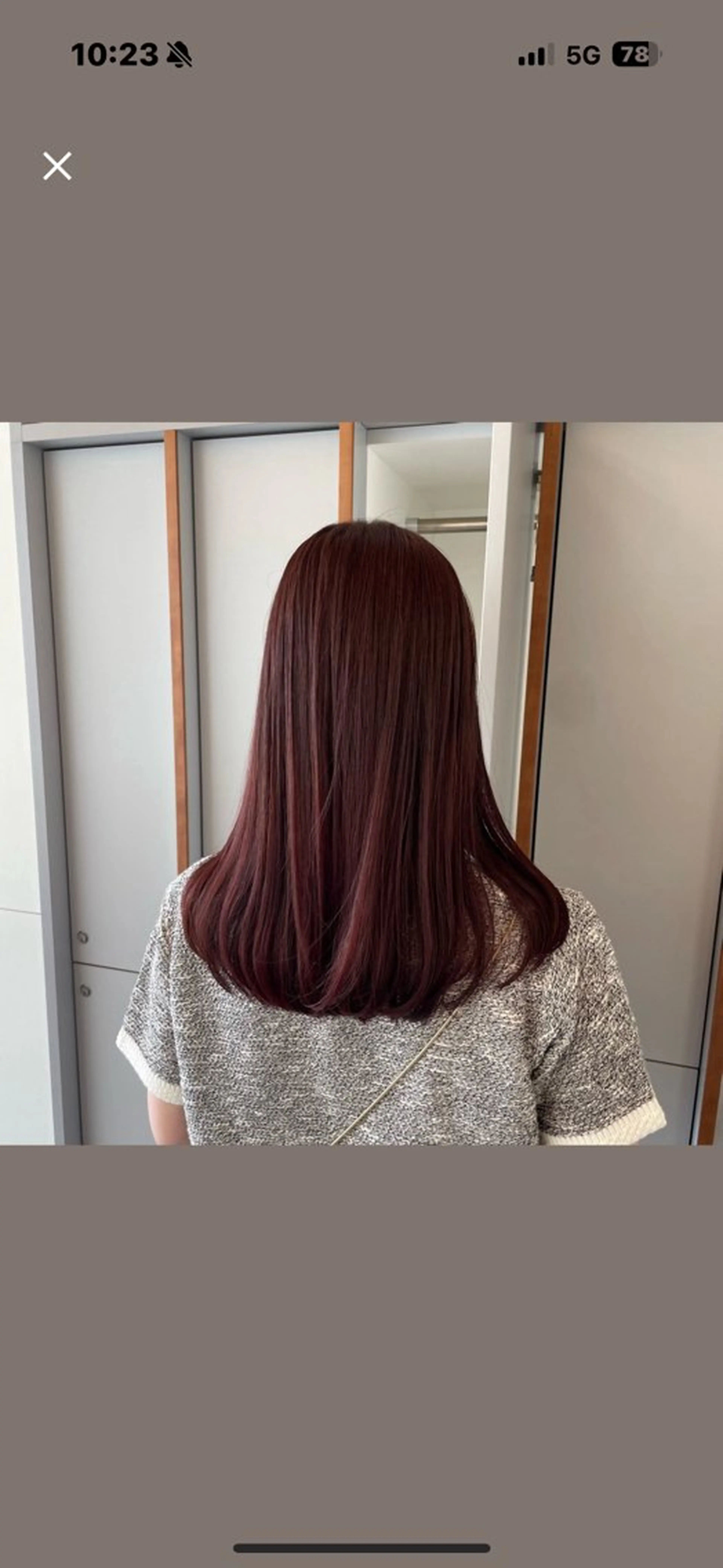 ロング カラー ブリーチ カシス 透明感×レイヤーカッ ト🌼kiraraのヘアスタイル