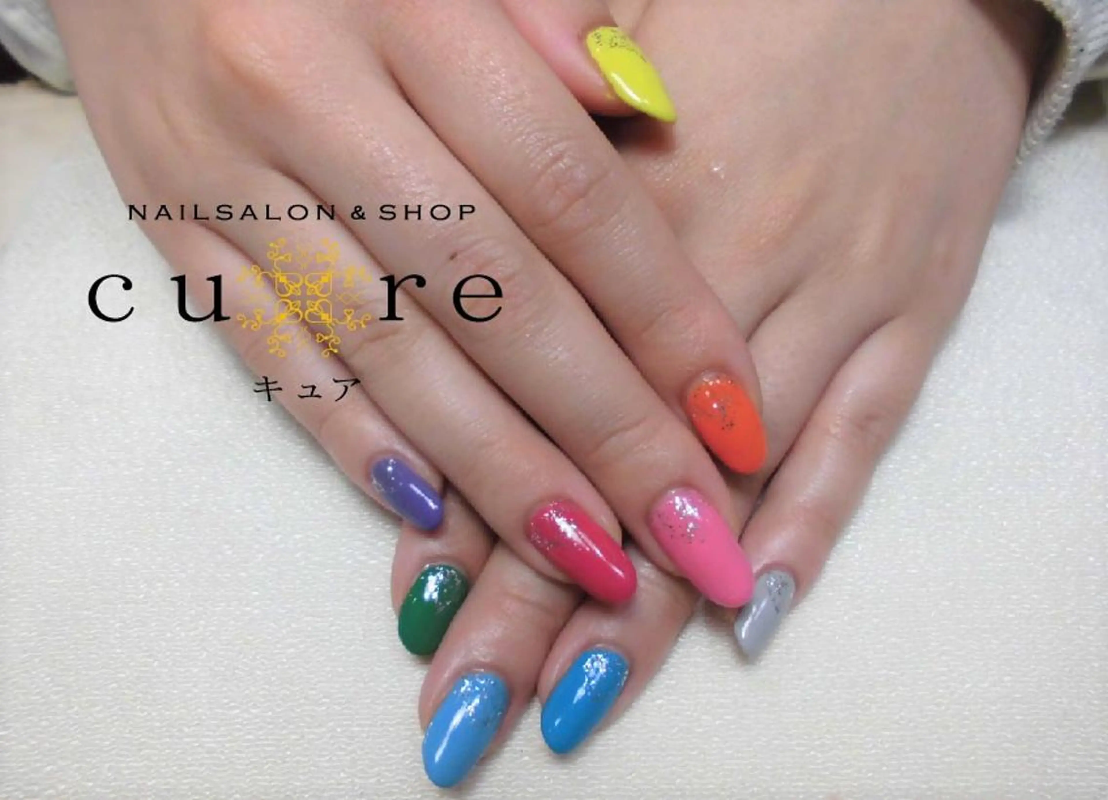 ミディアム ネイル ネイルサロン Cureのネイルデザイン