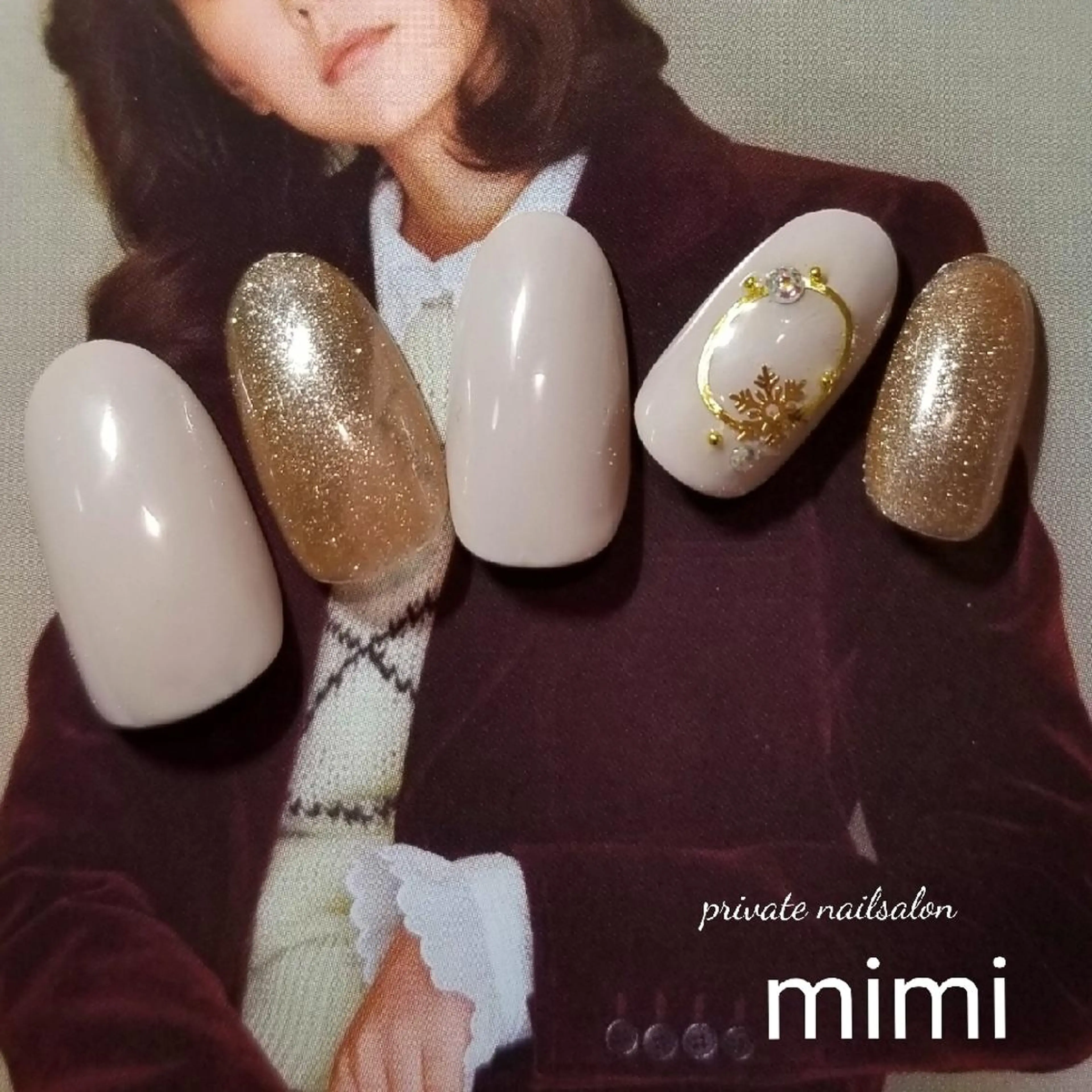 ネイル シンプルネイル 博多ネイル ｍｉｍｉのネイルデザイン