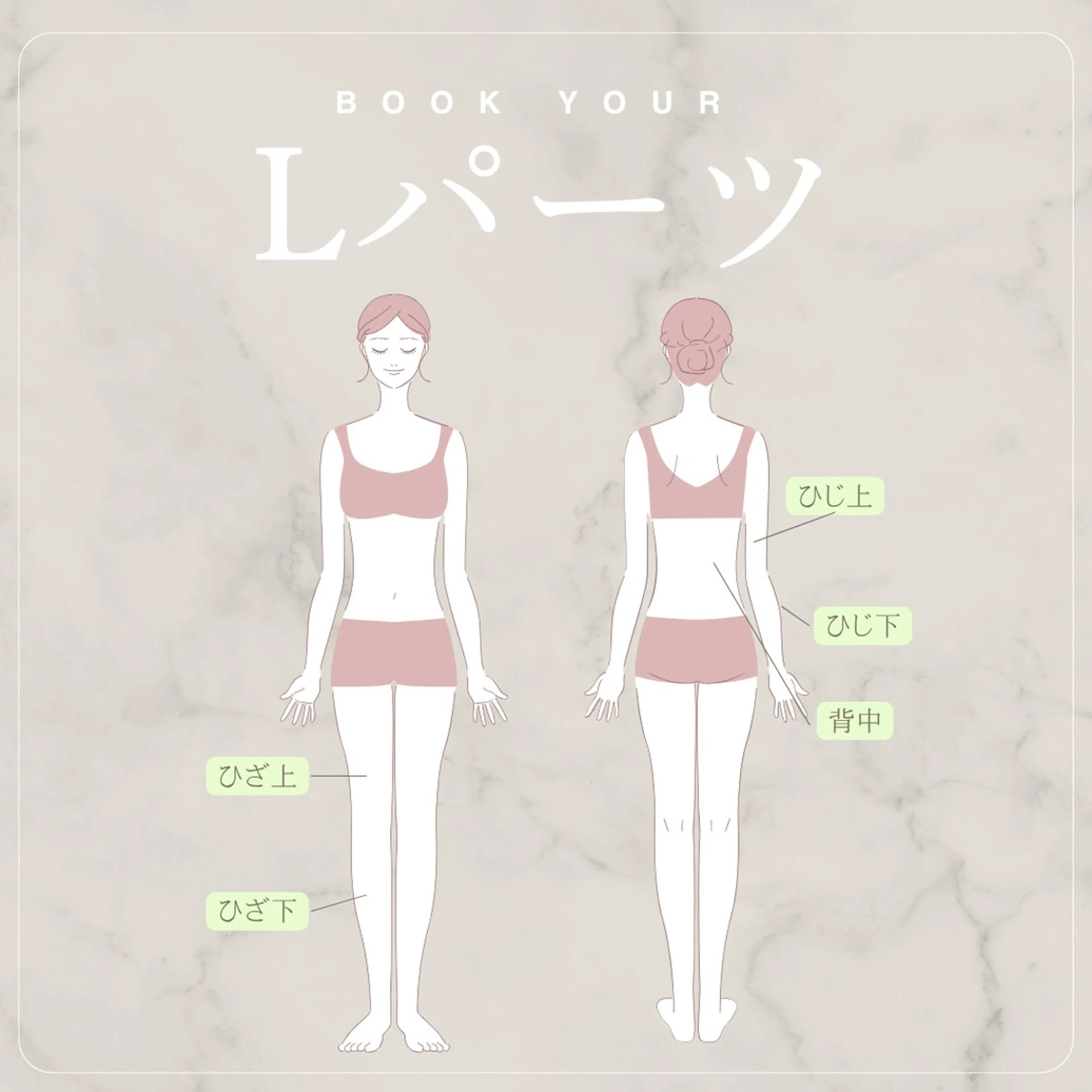 🌱【カスタム部分脱毛】Lパーツの写真