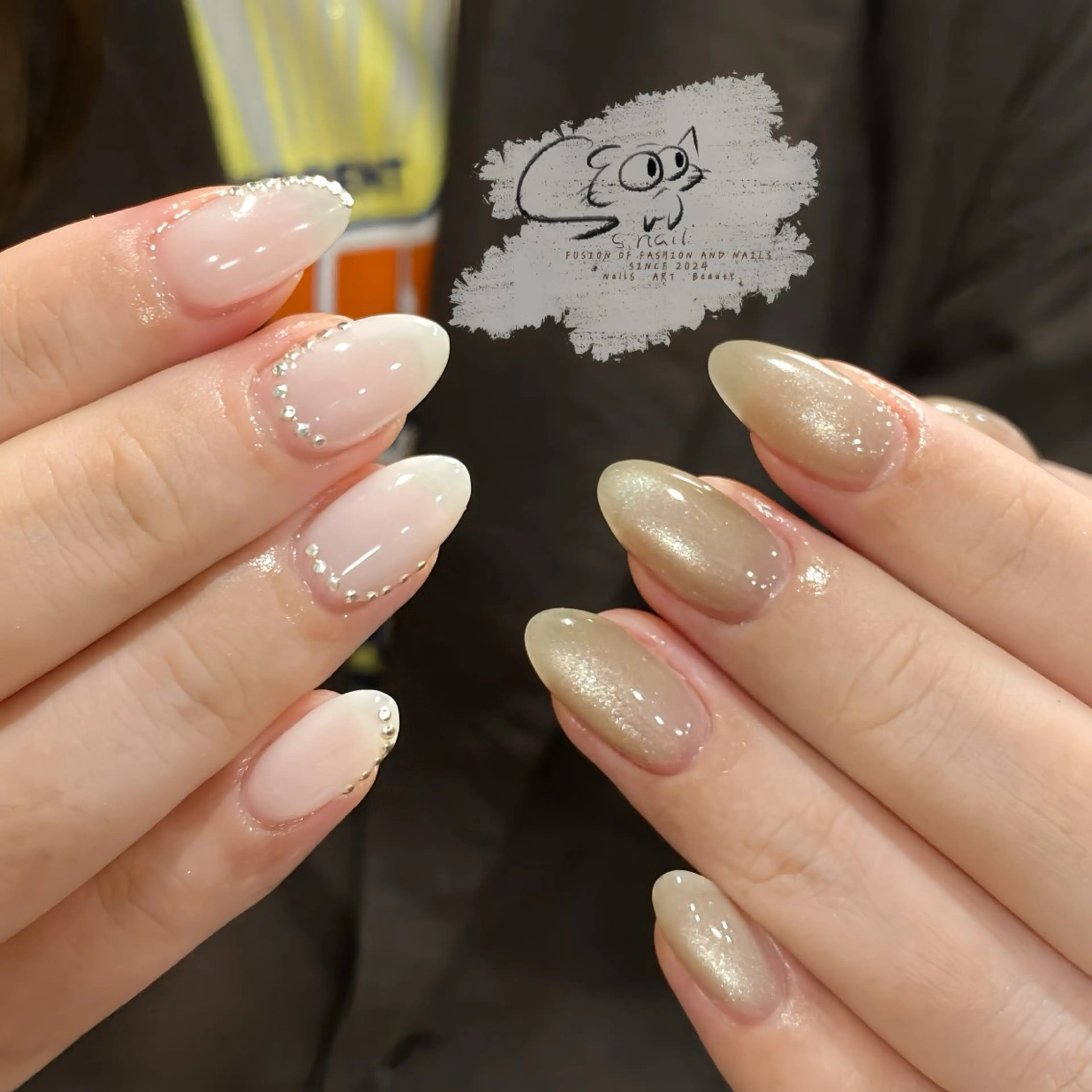 ネイル チークネイル フレンチネイル グラデーション マグネットネイル ワンカラーネイル ハンドネイル S.nail所属・S.nail _のネイルデザイン