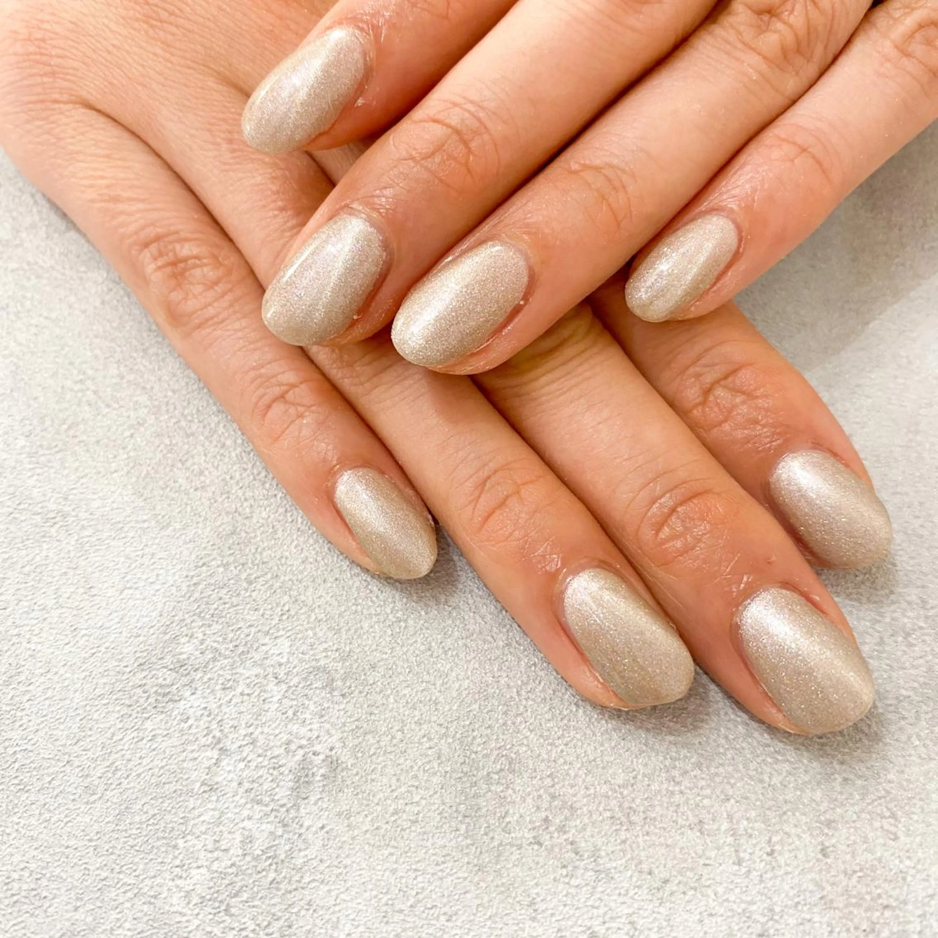 ネイル ハンドネイル ゴテゴテ💙ワンホン リオナのネイルデザイン