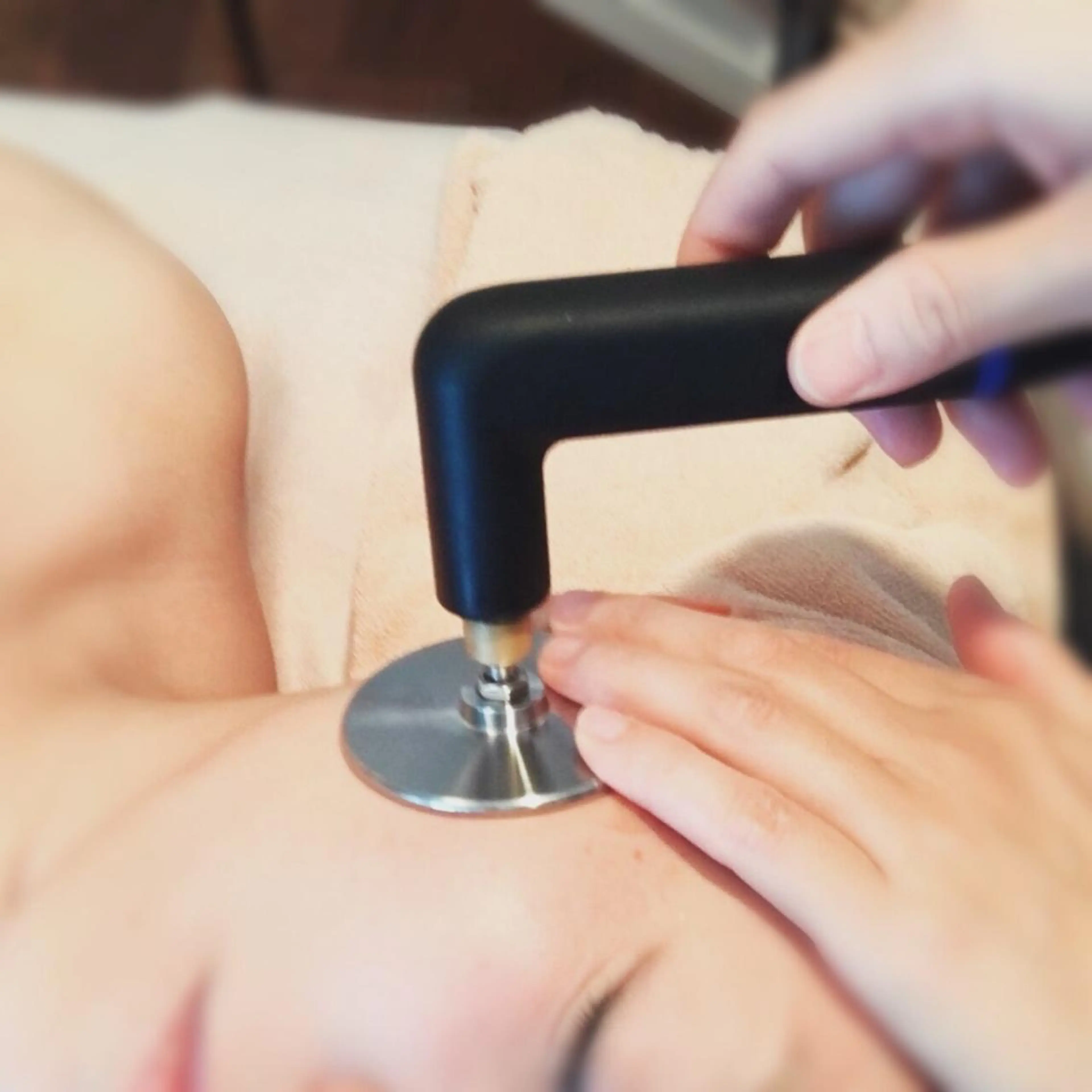 ☘️初回限☘️【パーソナルINDIBA小顔＋肩首＋デコルテ＋脇90ゲルマ&オイルトリートメント付】特別価格👍🏻の写真