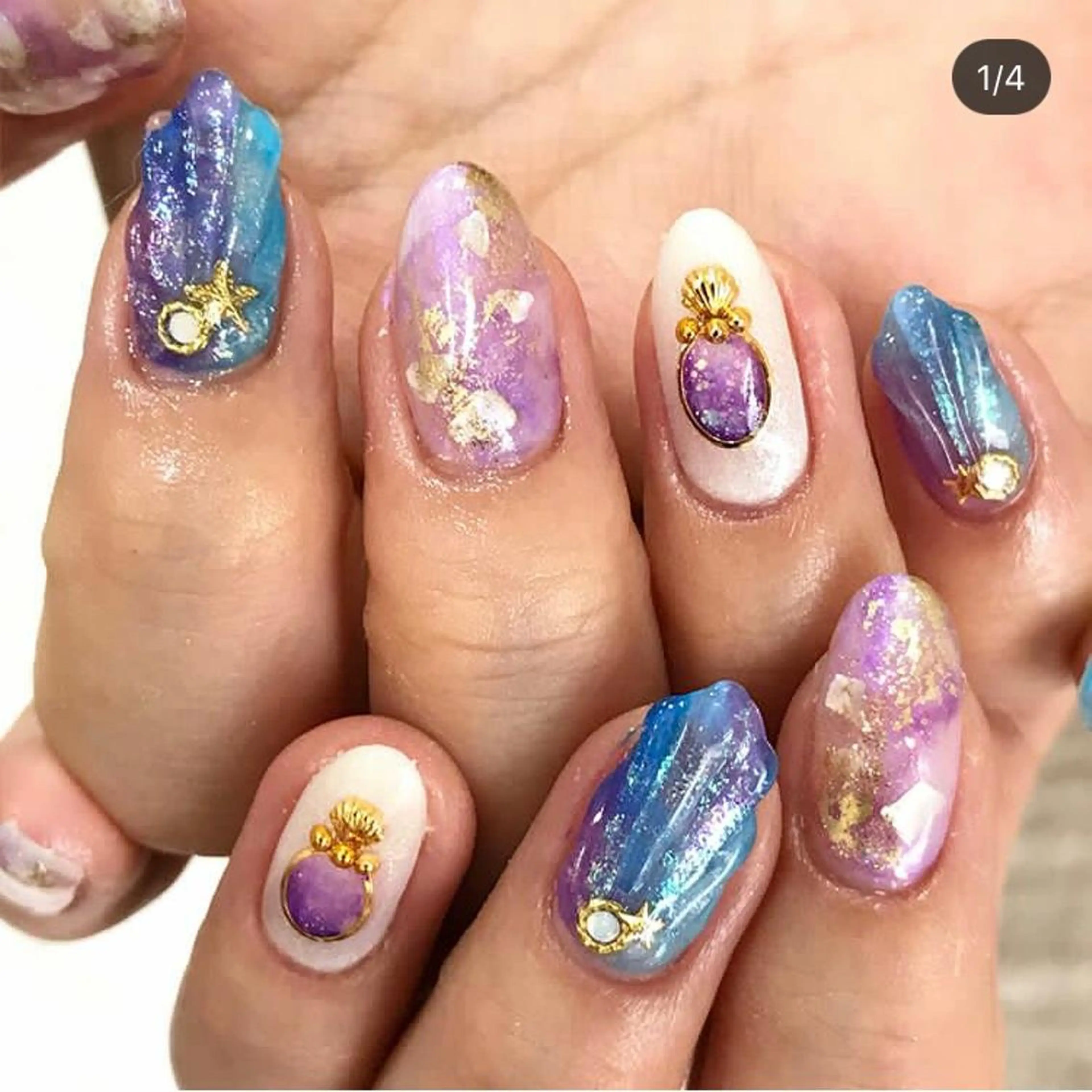 ネイル ジェルネイル 渋谷ビュレネイル Kaoruのネイルデザイン