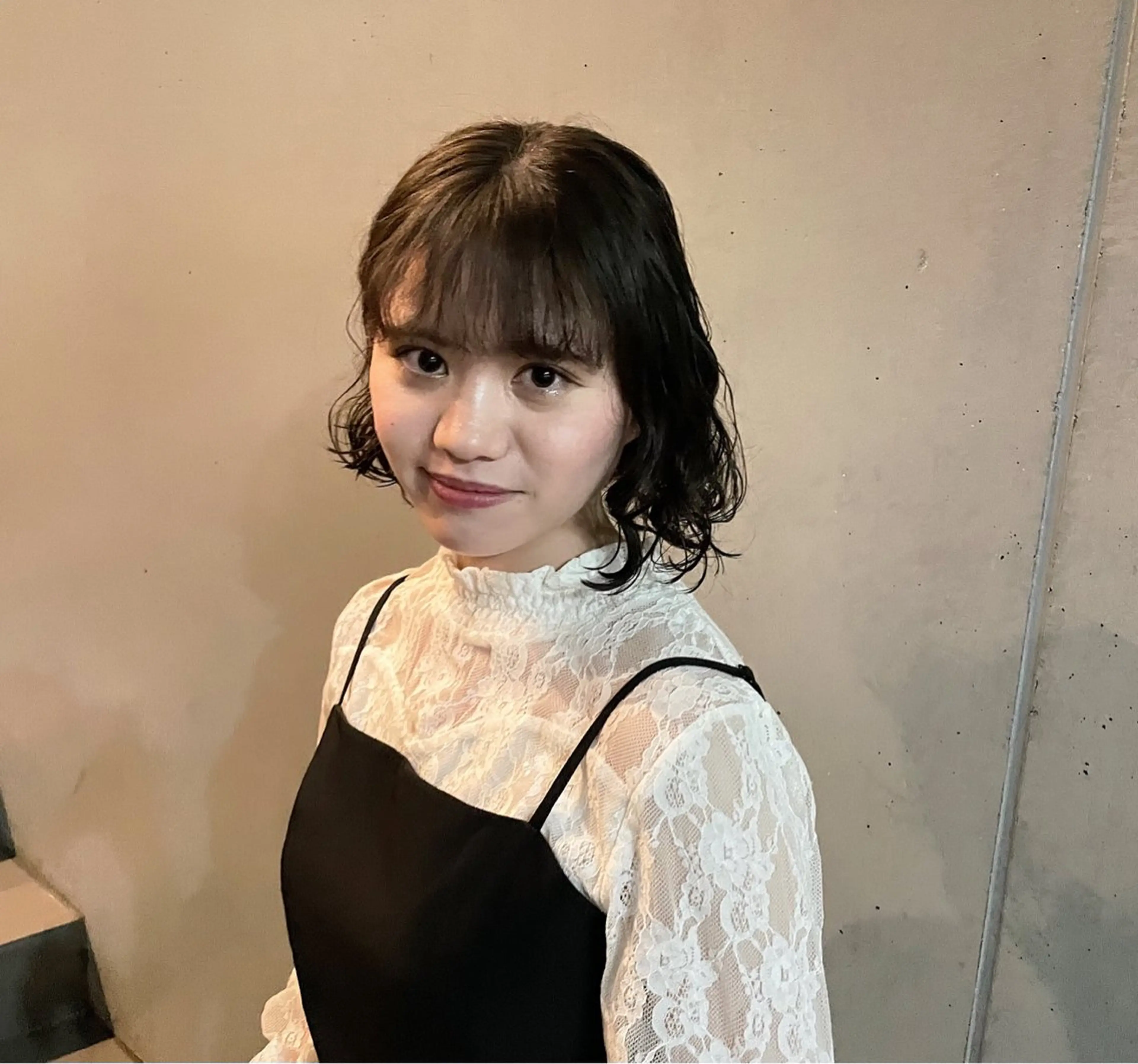 ショート パーマ 林　蓮／レイヤー /透明感カラーのヘアスタイル