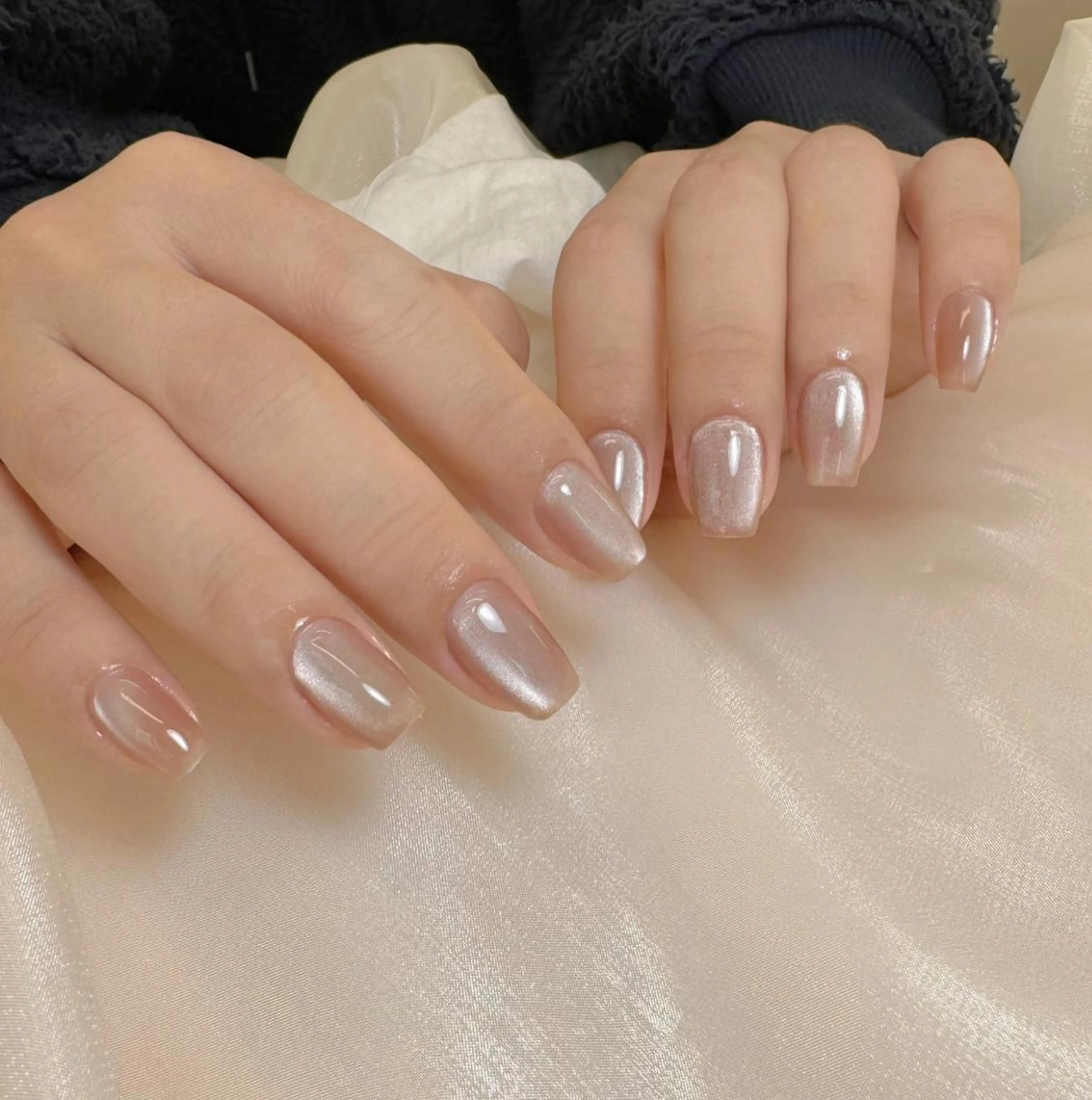 ネイル RAFFINE 月🦋🩵のネイルデザイン