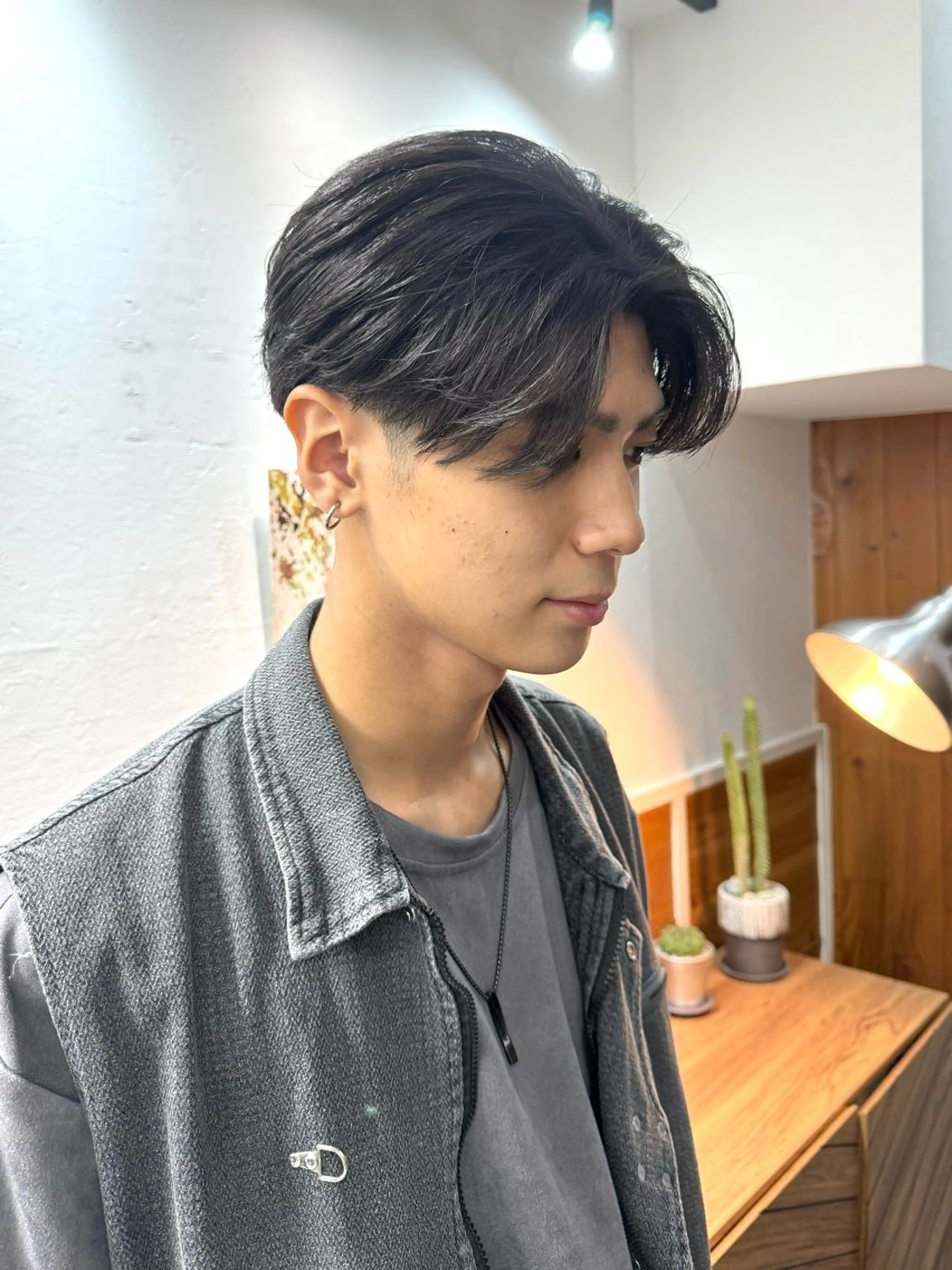 パーマ メンズ メンズパーマ ニュアンスパーマ カット パーマ トリートメント シャドウパーマ/ 波巻パーマYu-Kiのヘアスタイル