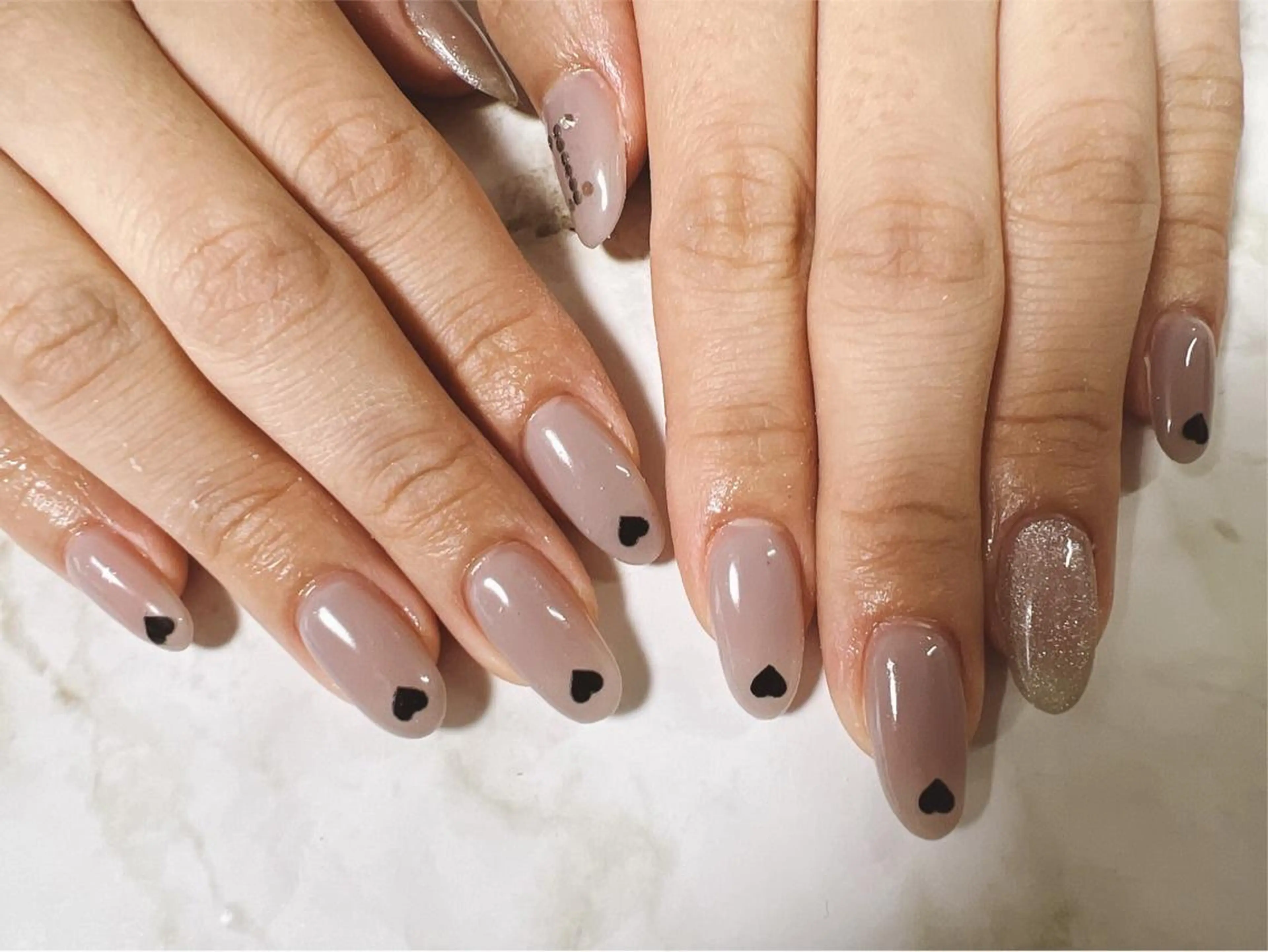 ネイル バレンタイン kiki nail 二子玉川のネイルデザイン