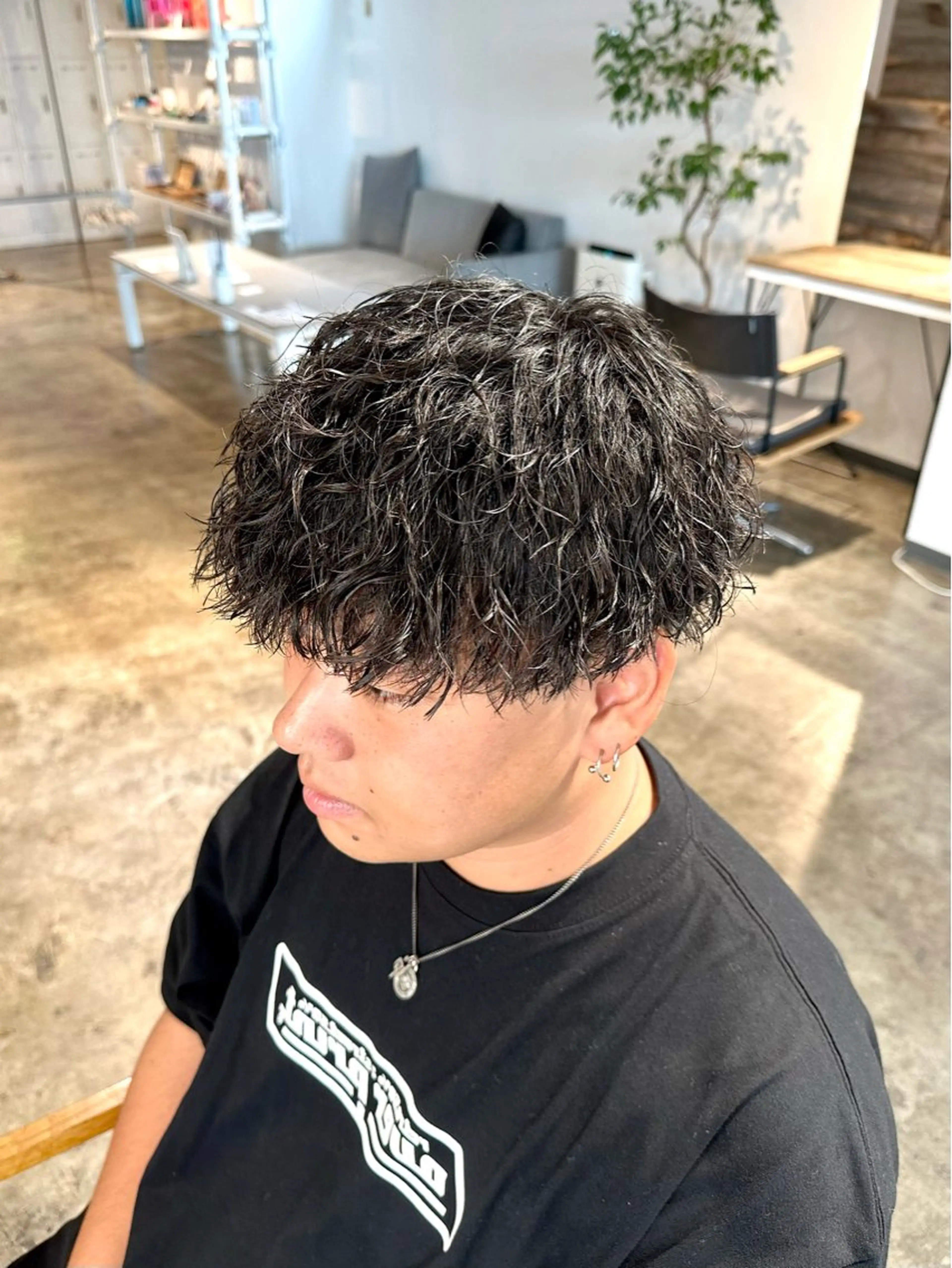 パーマ メンズ マッシュ メンズパーマ ツイストスパイラルパーマ スパイラルパーマ カット パーマ トリートメント 骨格補正施術/メンズ 専門美容師/YUYAのヘアスタイル