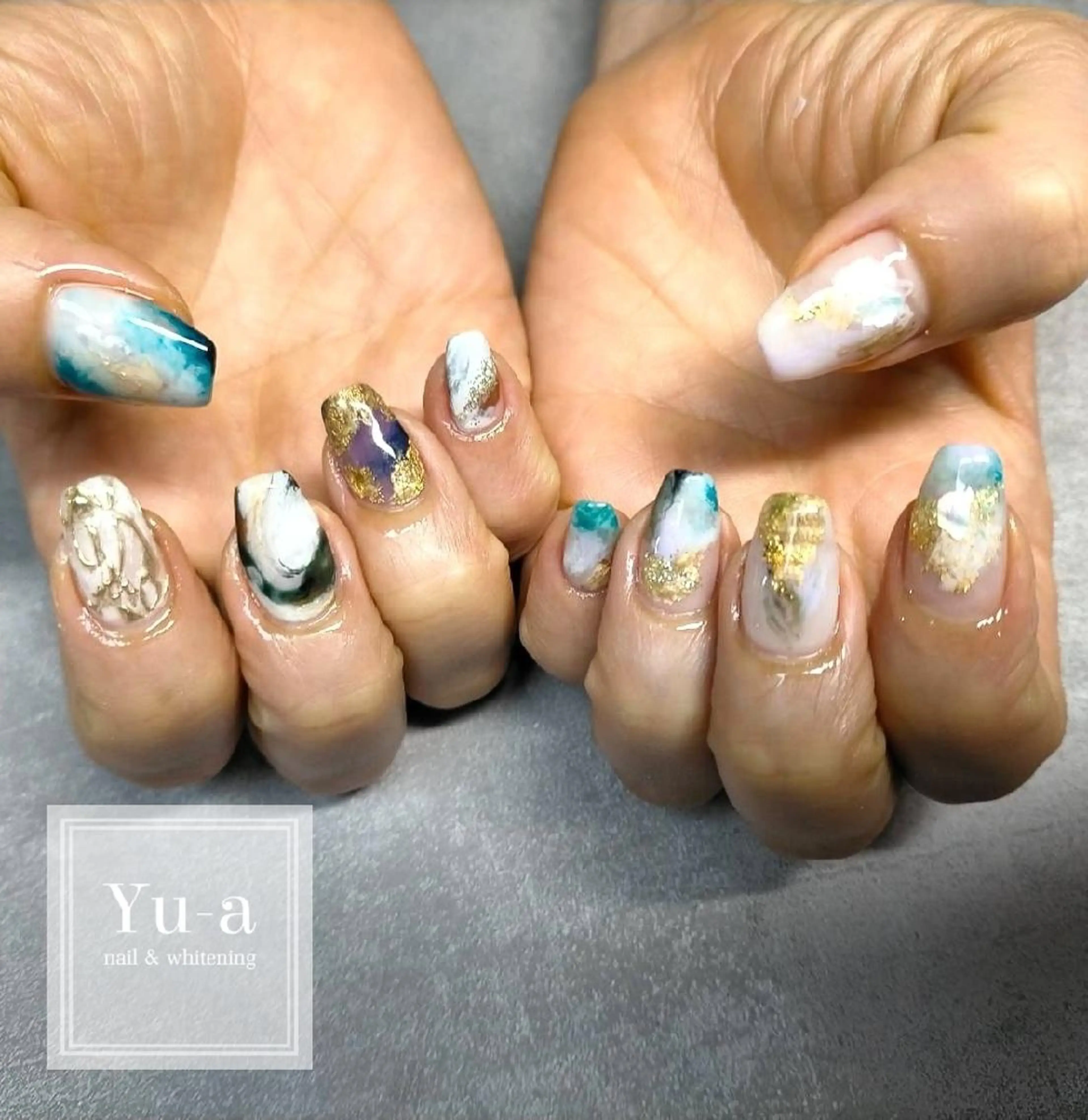 ネイル ハンドネイル yu-a☆  ネイル ＆ホワイトニングのネイルデザイン