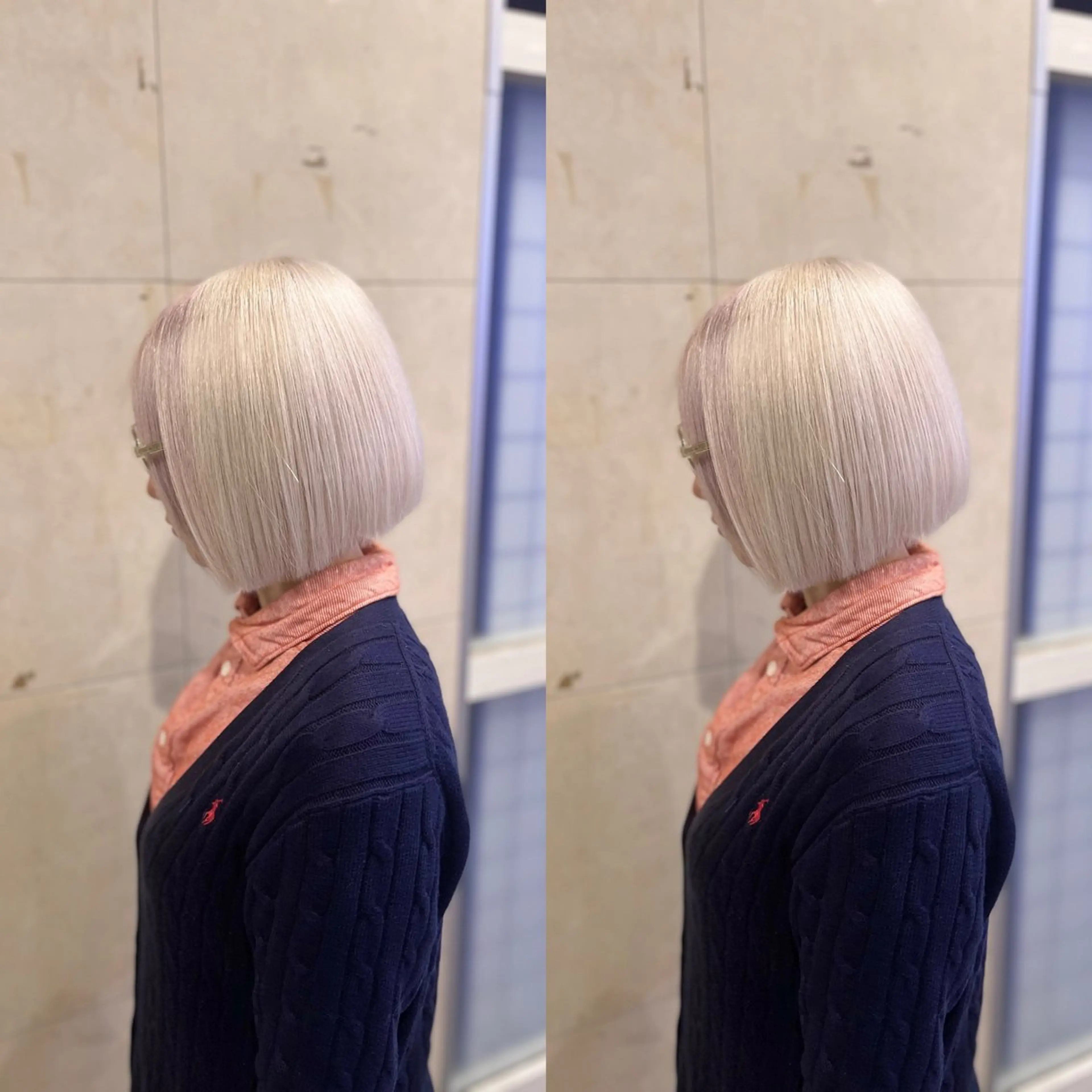 ミディアム ヘアカラー トリートメント Y Uのヘアスタイル