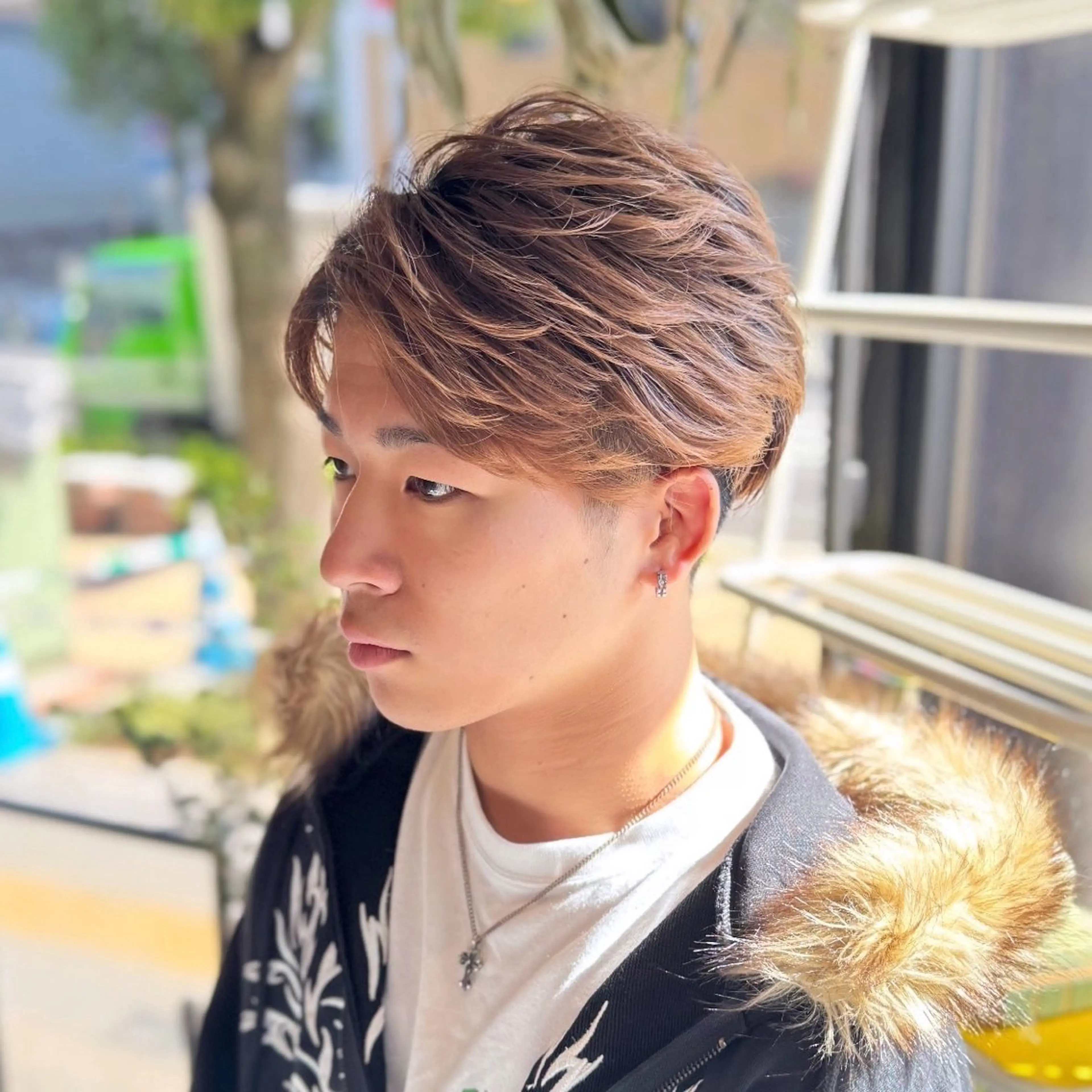 ショート カラー メンズ ハイトーン/透明感 / sanamiのヘアスタイル