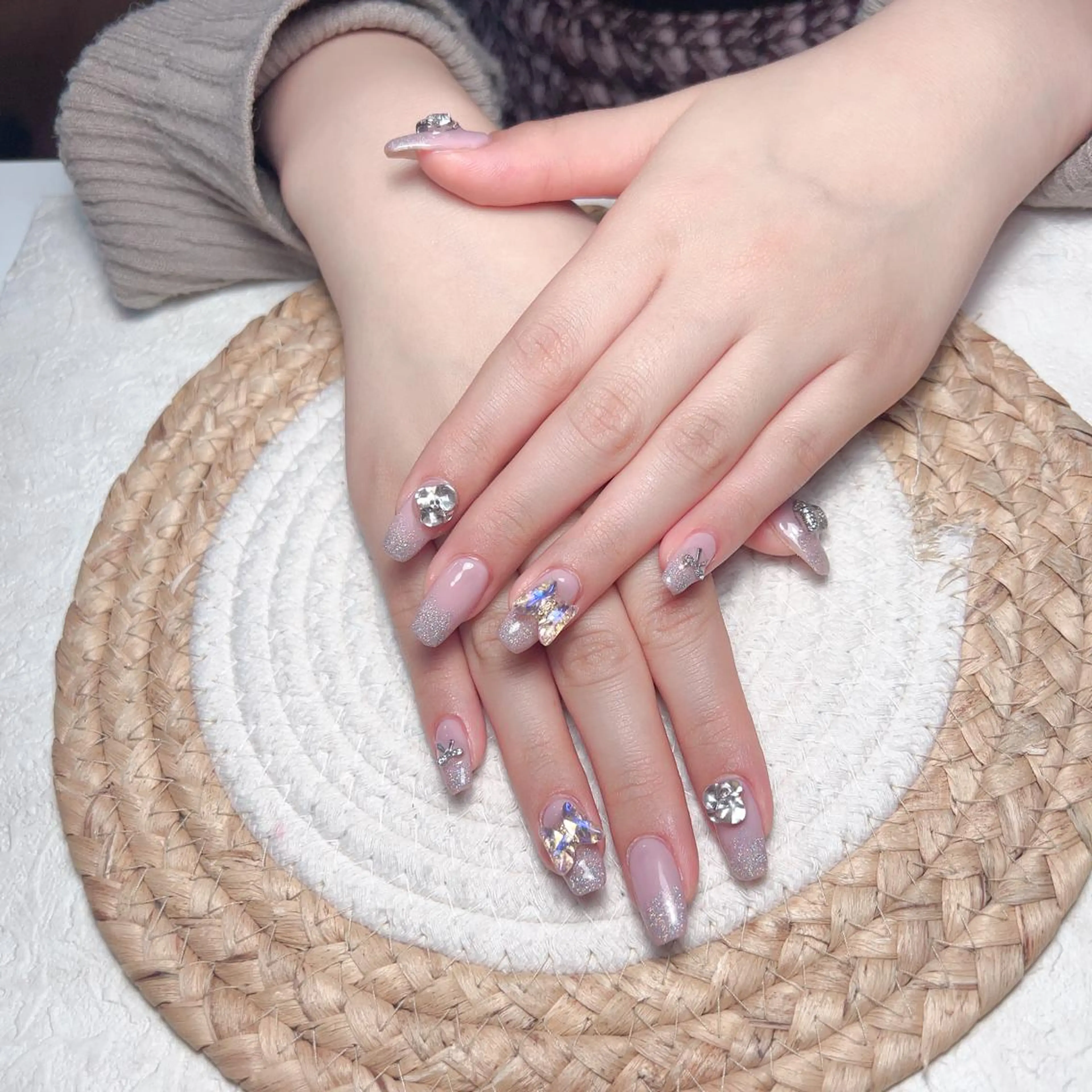 ネイル ハンドネイル M🌷nail 長さだし専門店のネイルデザイン