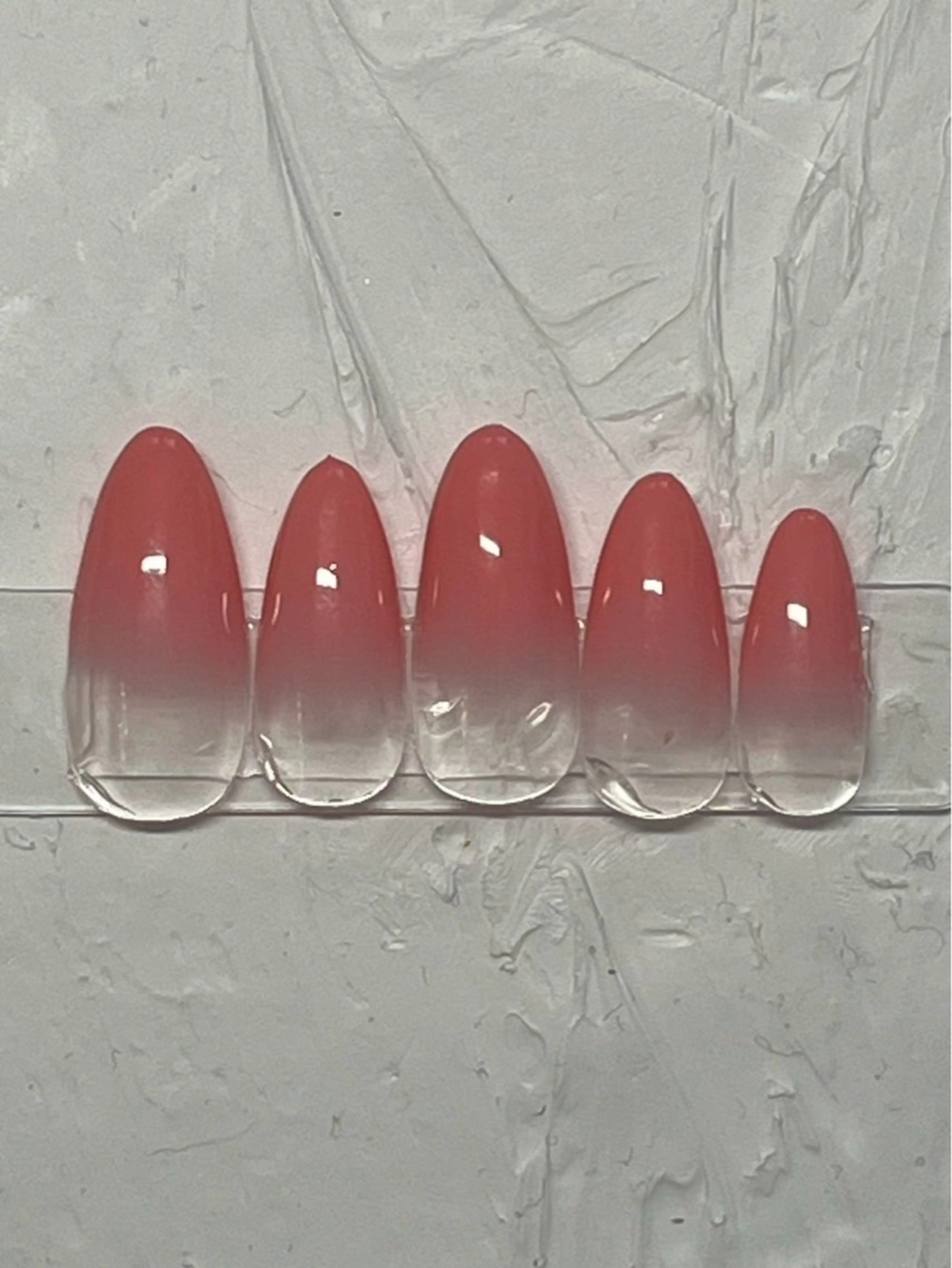 クリアグラデーションネイル(オフ込み)の写真