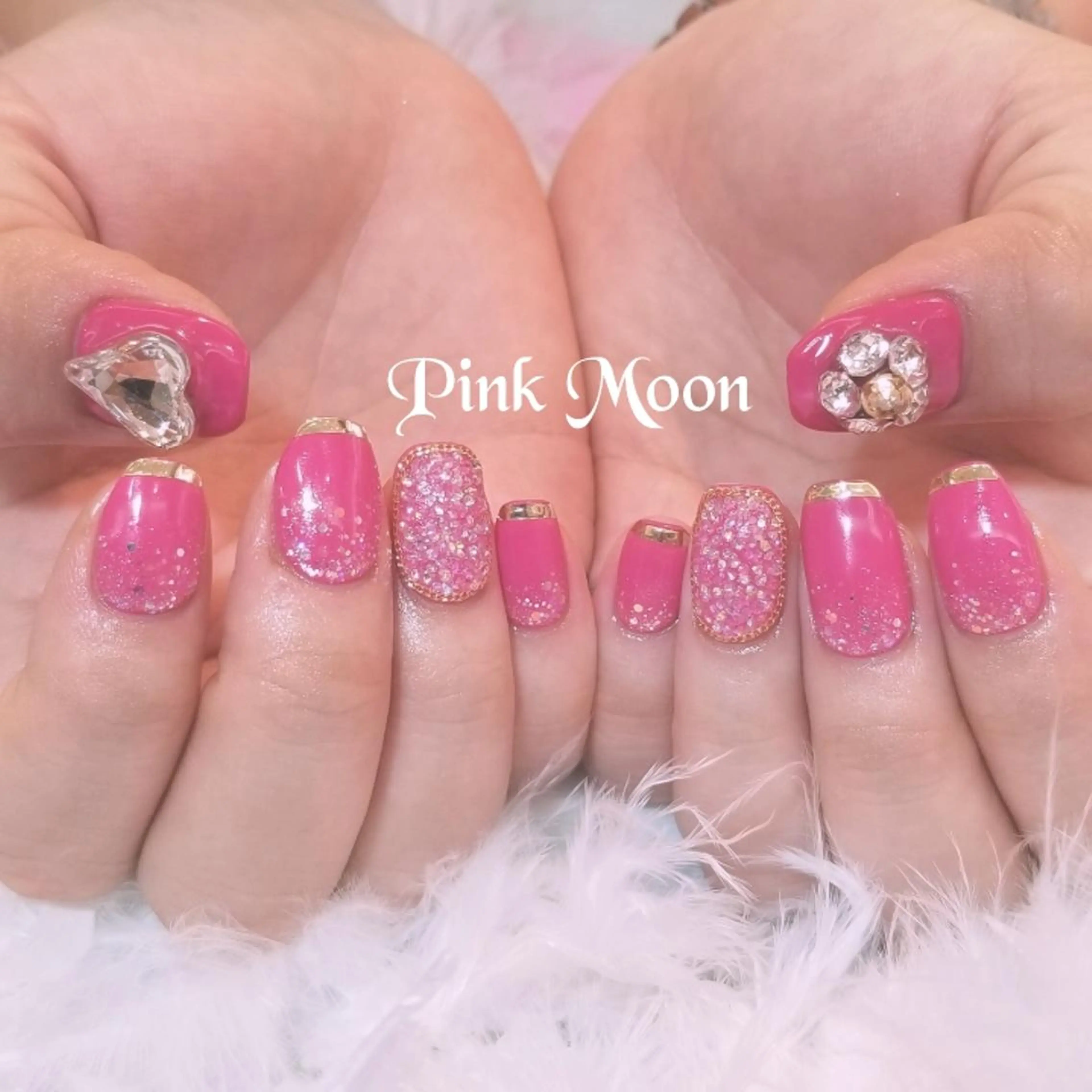 ネイル その他(ネイル) PinkMoon Nozomiのネイルデザイン