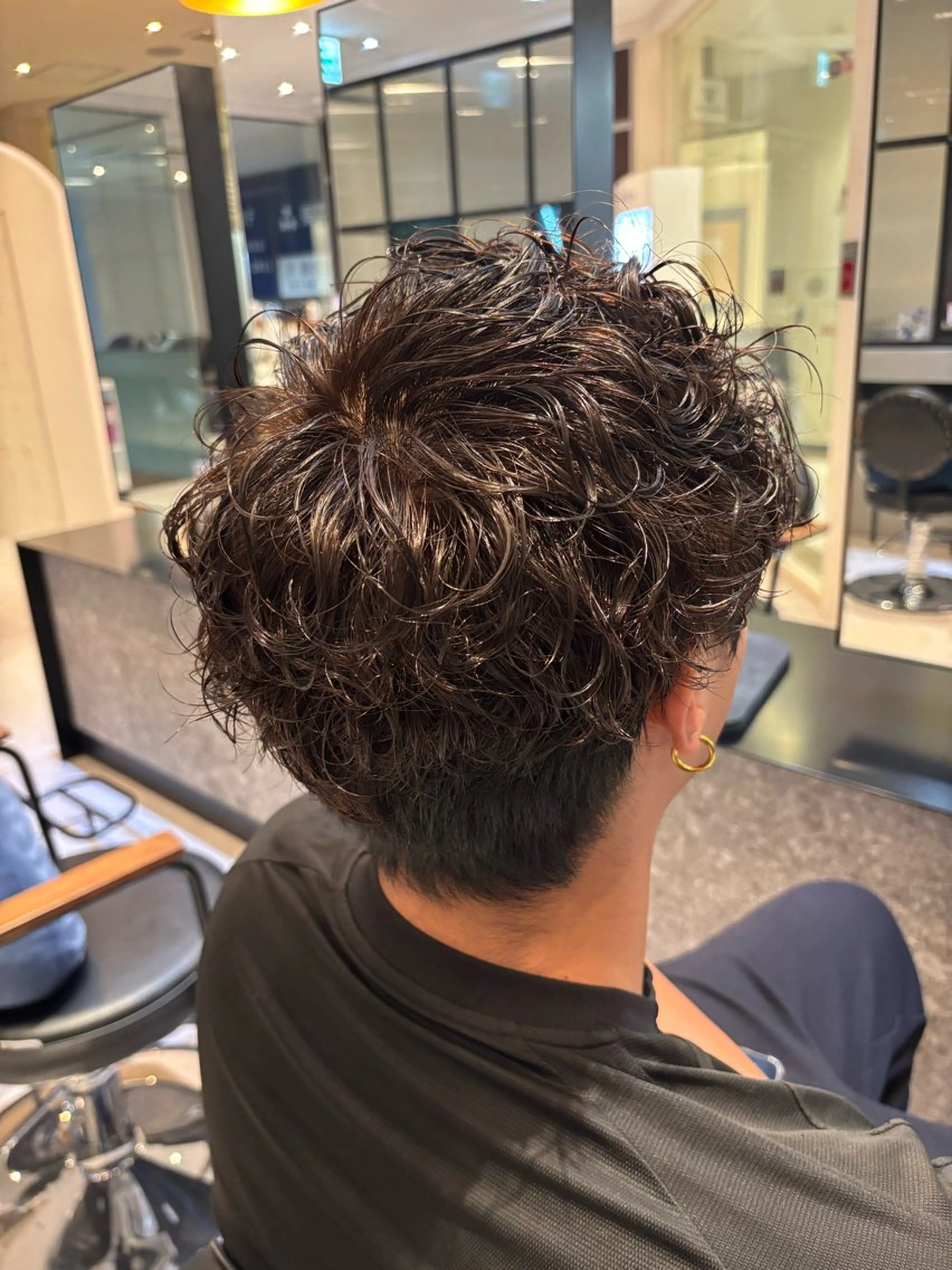 カラー メンズ ブラウンカラー ヘアカラー メンズ特化/ 透明感カラー/りなのヘアスタイル