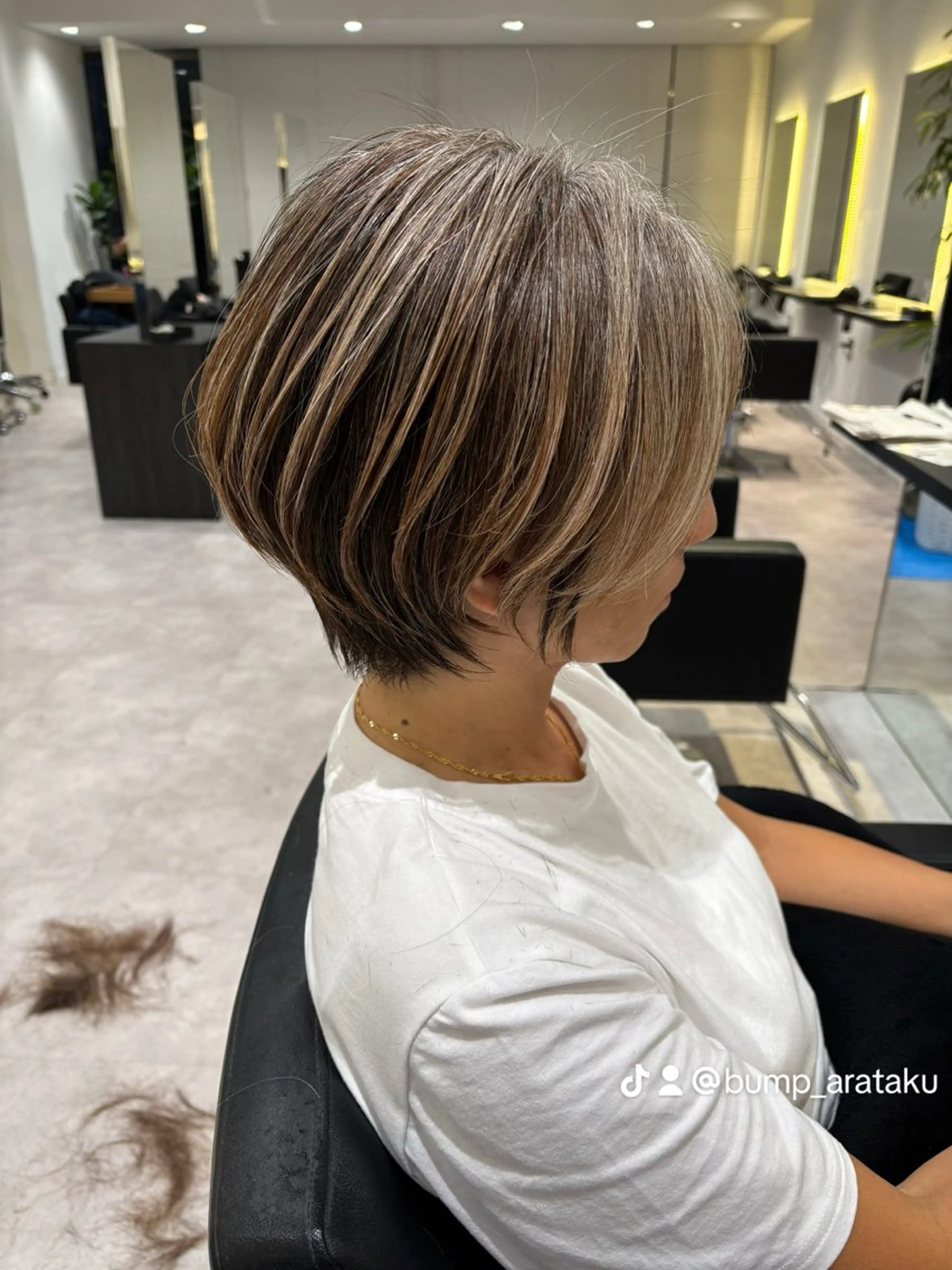 ショート 無料カットモデル /小顔ショート/荒砂のヘアスタイル