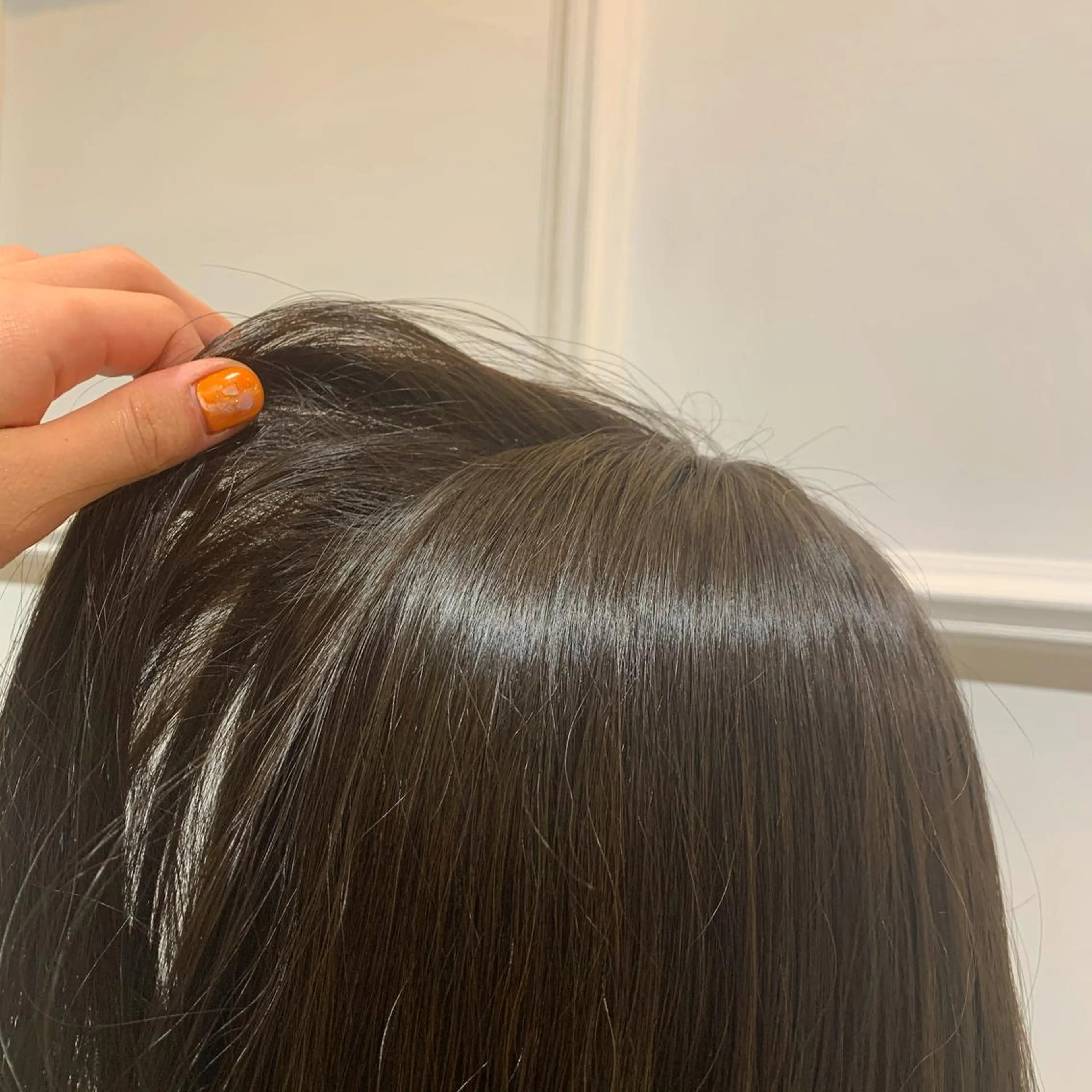 ロング カラー 髪質改善カラー&TR 縮毛矯正/弱酸性矯正のヘアスタイル