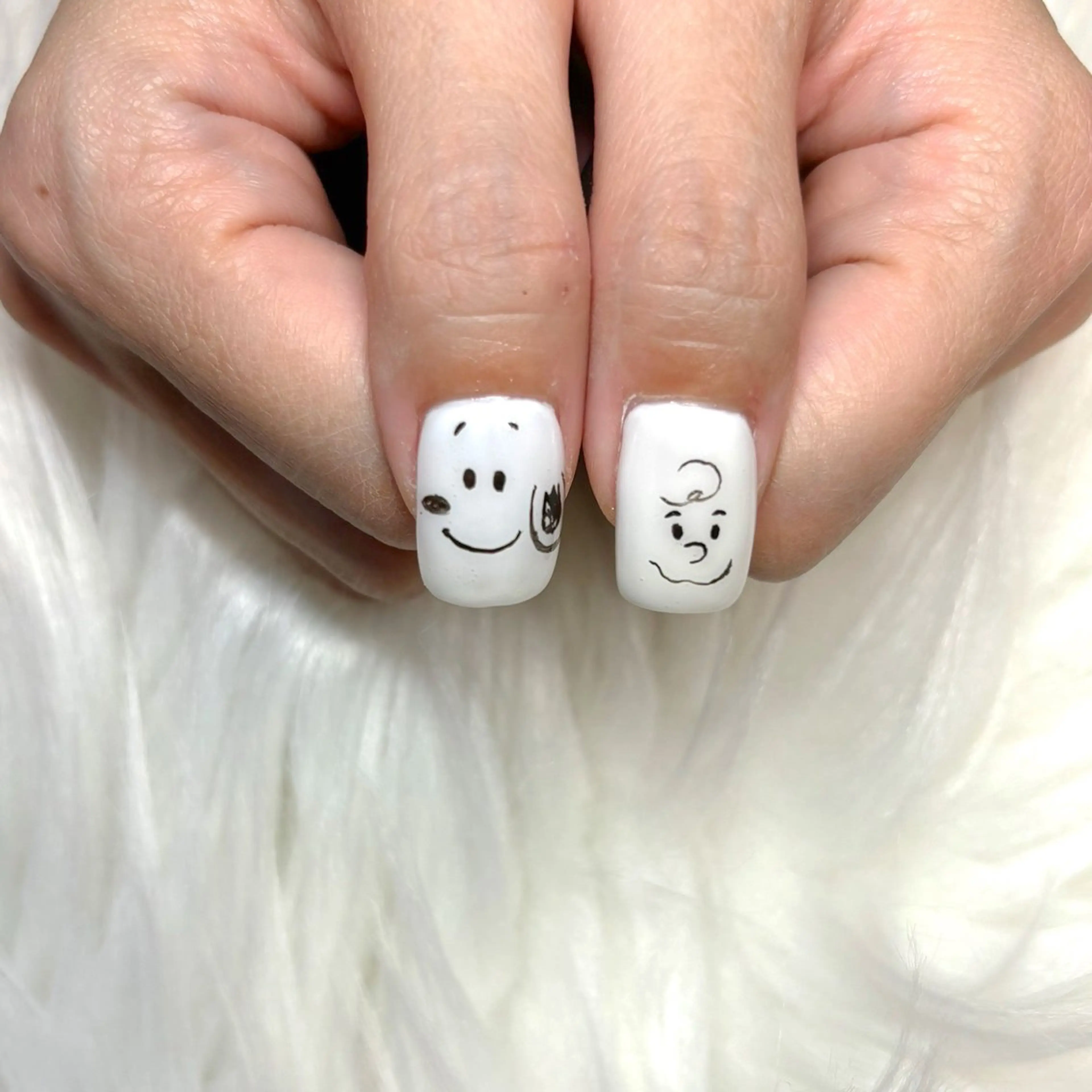 オフ無💛簡易な痛ネイル計2本までの写真