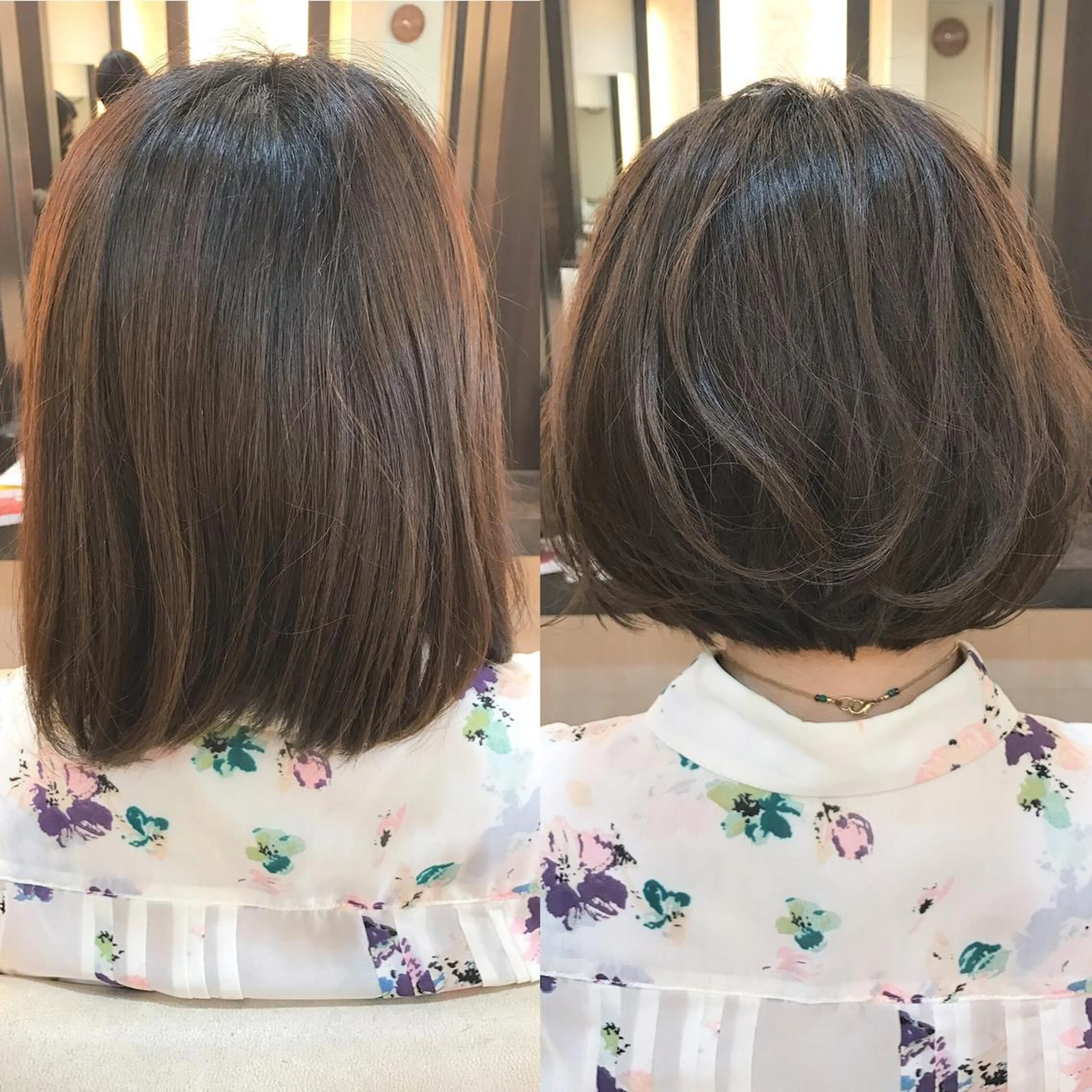 ショート カラー 前下がりボブ ボブ 武田 清久のヘアスタイル