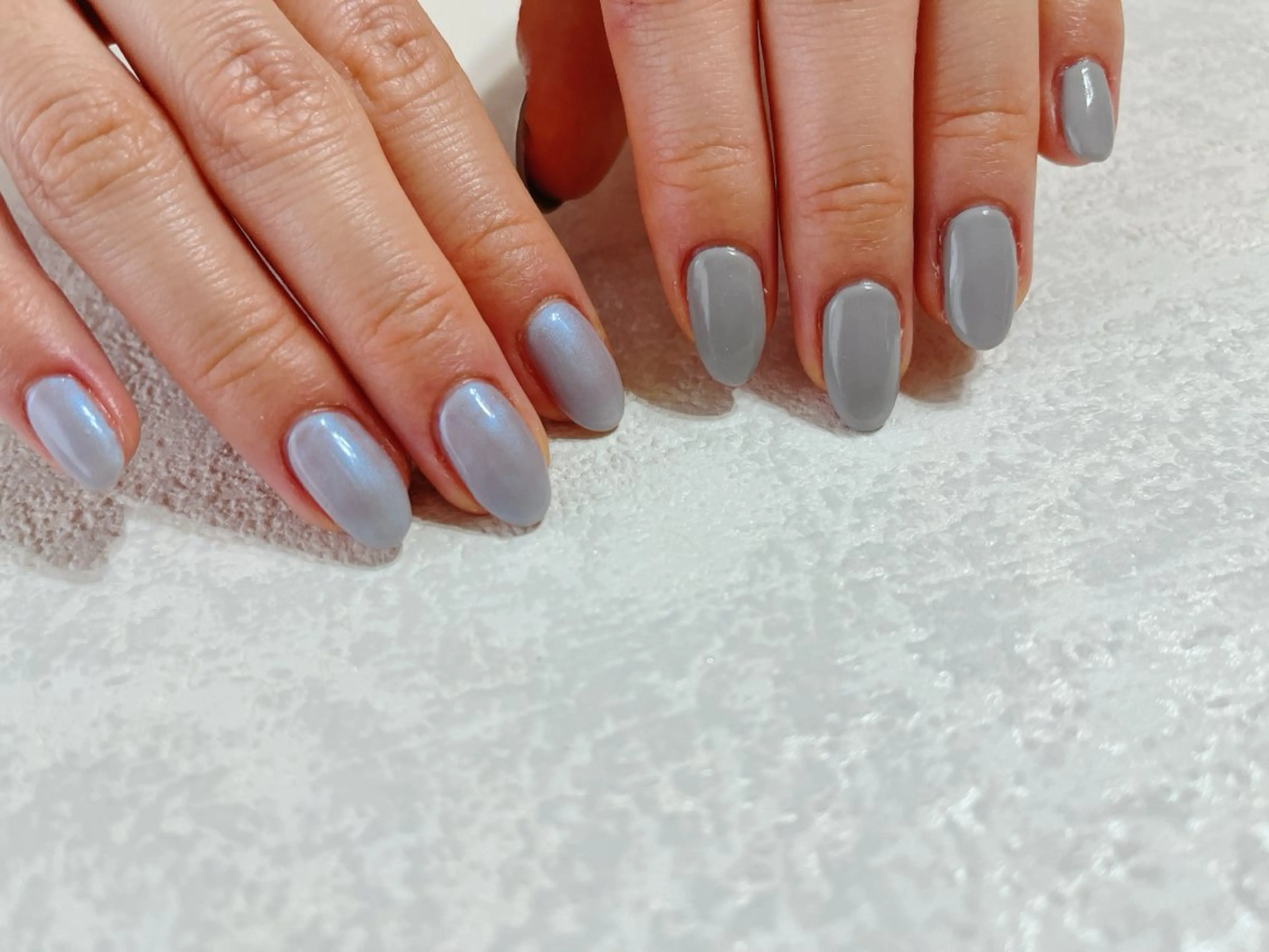 ネイル ジェルネイル 韓国ネイル ワンカラーネイル パラジェル 冬ネイル kikinail 溝の口のネイルデザイン