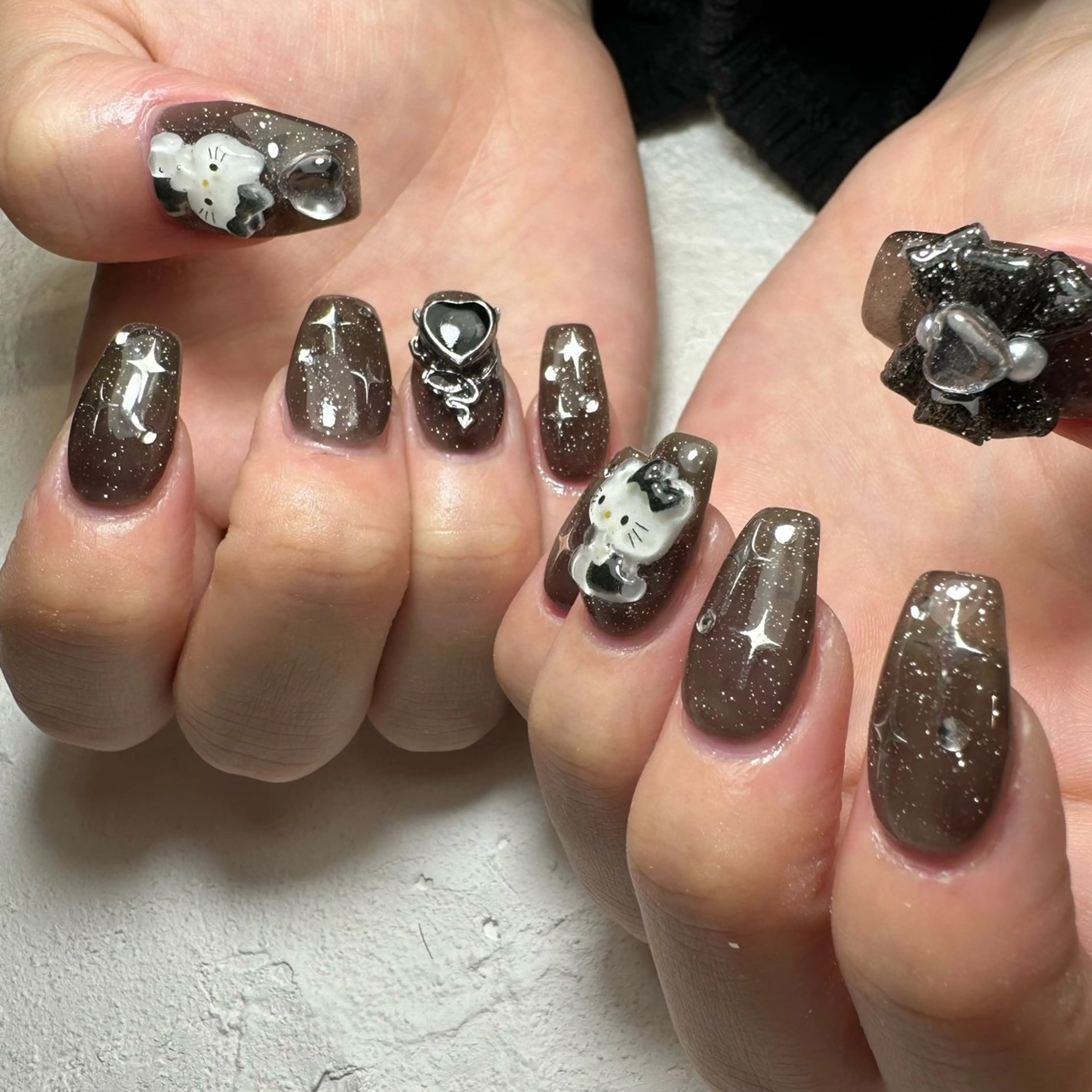 ネイル hair&make EARTH coiffure beaute 龍ケ崎店所属・tomita ayakaのネイルデザイン