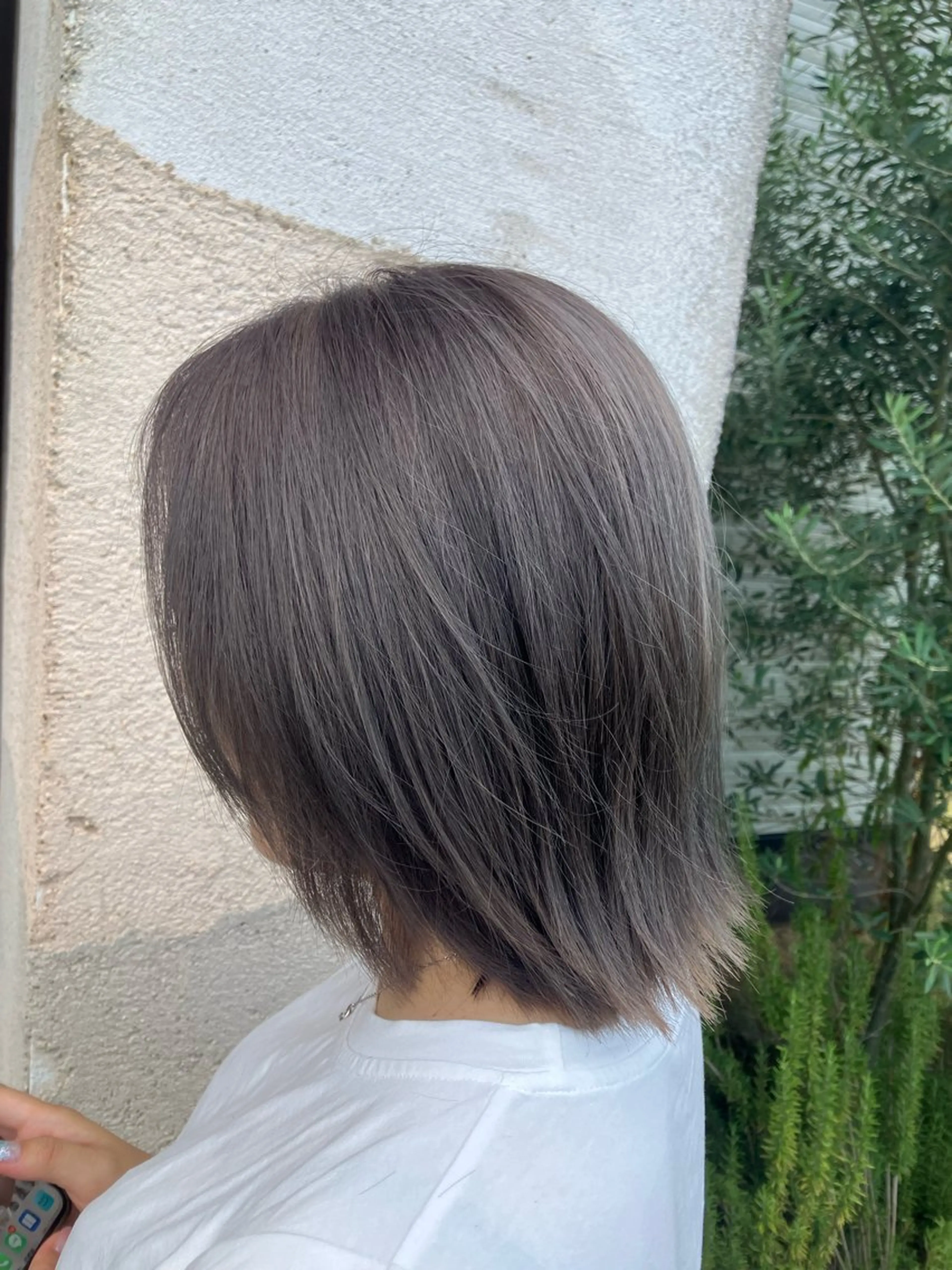 ショート カラー グレージュ SEA BELLE YASUのヘアスタイル