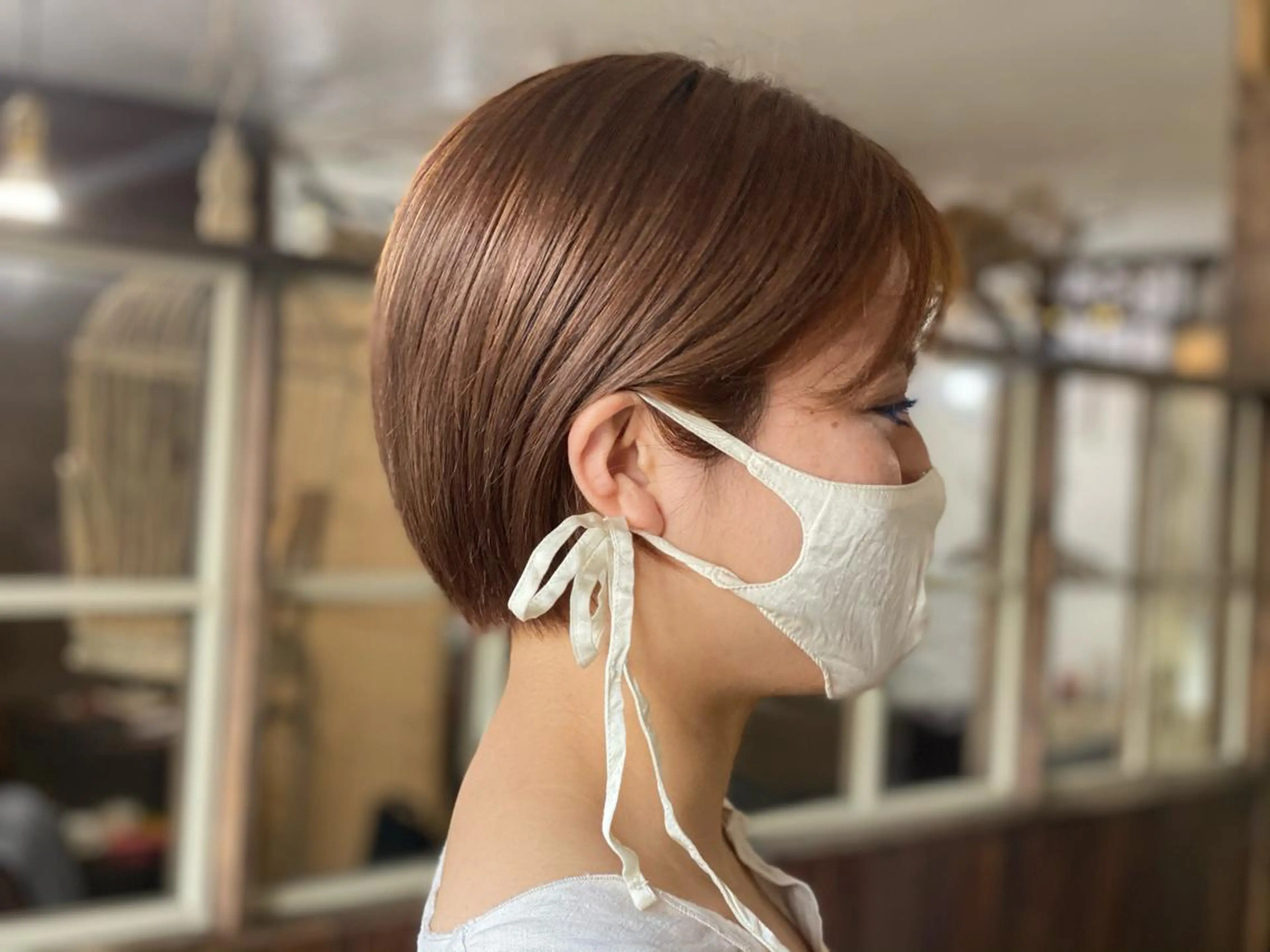 ショート ヘアカラー トリートメント miloc🫧 MOMOYOのヘアスタイル