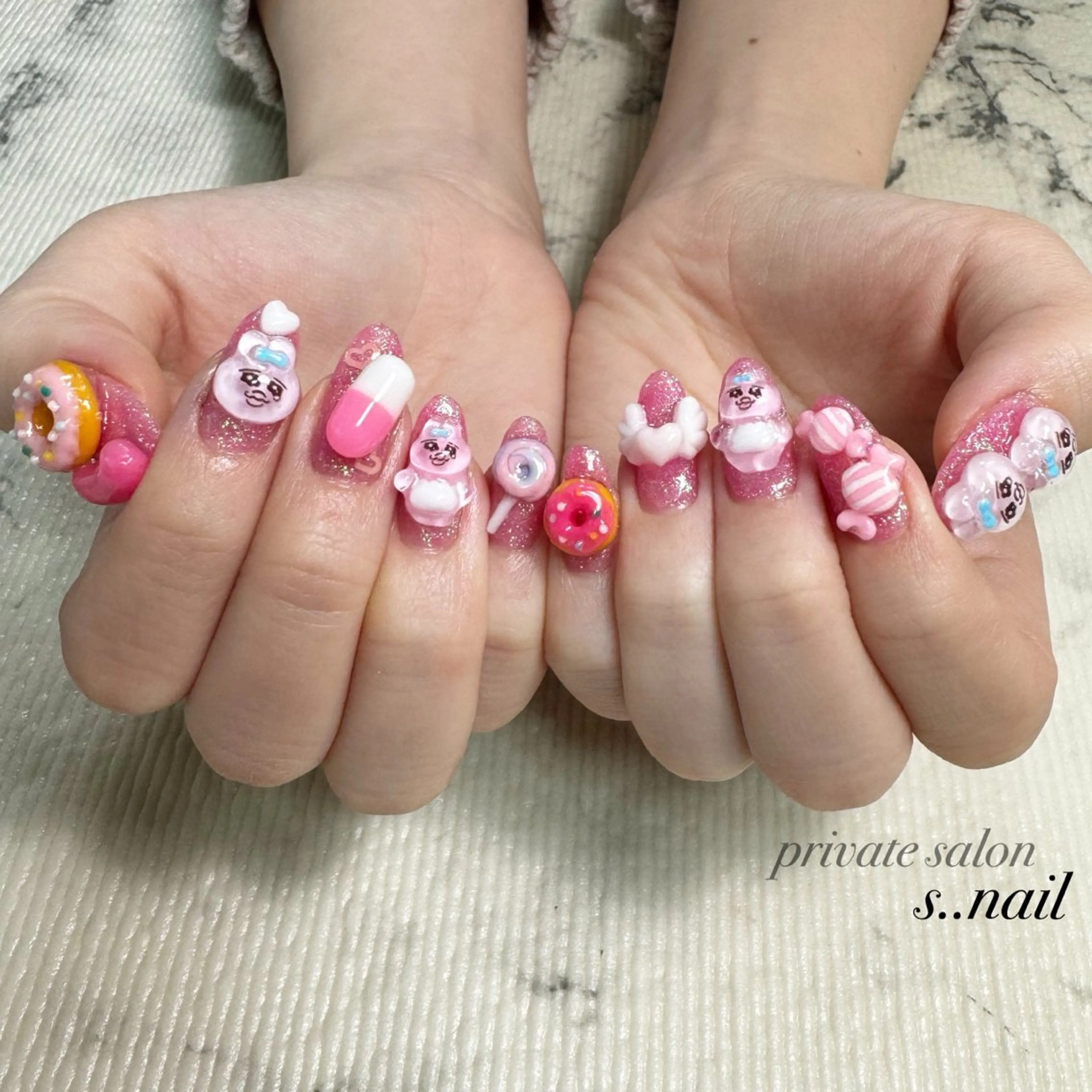 ネイル 持ち込み ハンドネイル フットネイル s..nail / MORITAのネイルデザイン