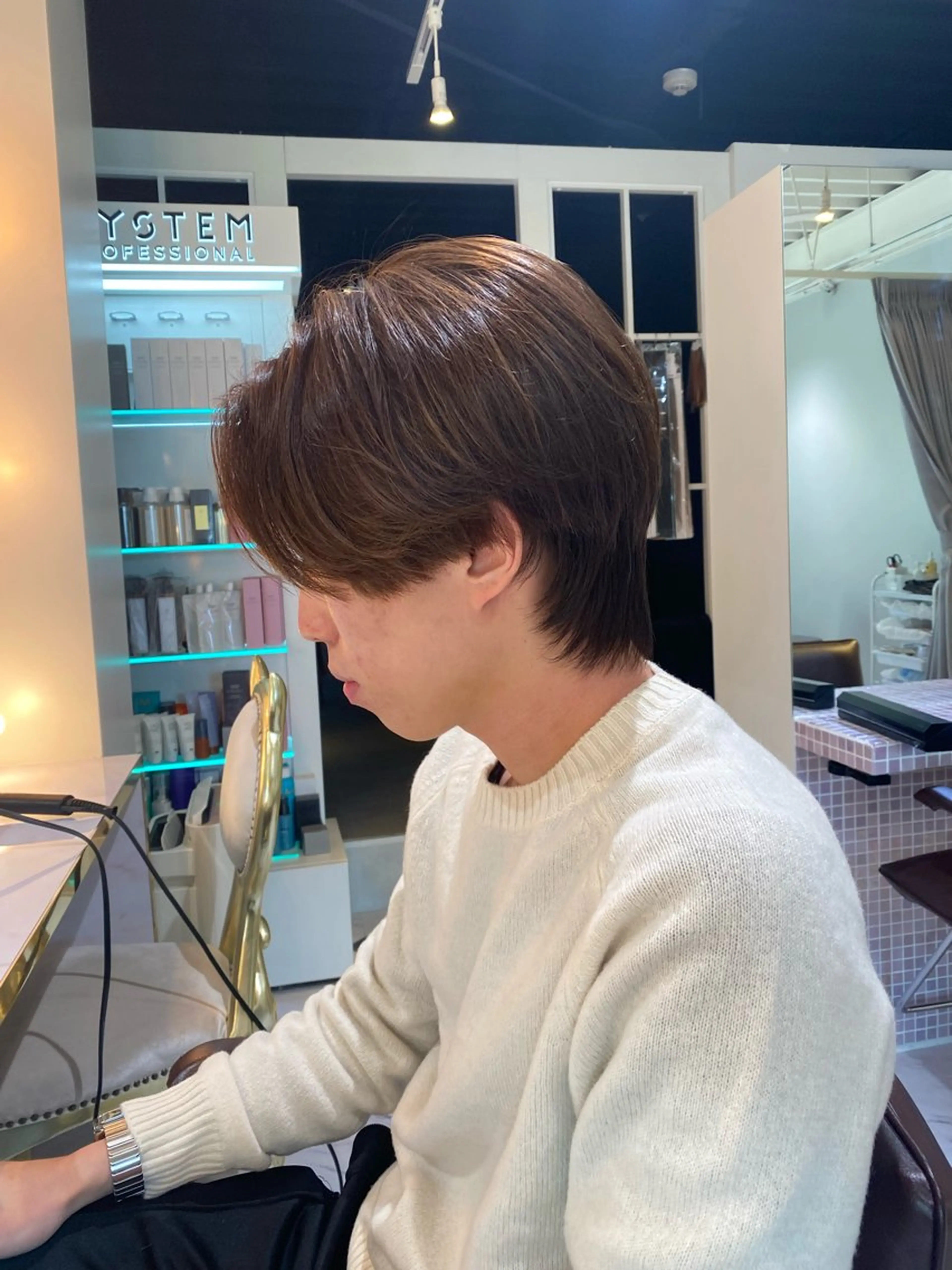 カラー メンズ ヘアカラー ekolu北梅田店所属・梅田中崎町髪質改善 /オキヒロト/エコルのヘアスタイル