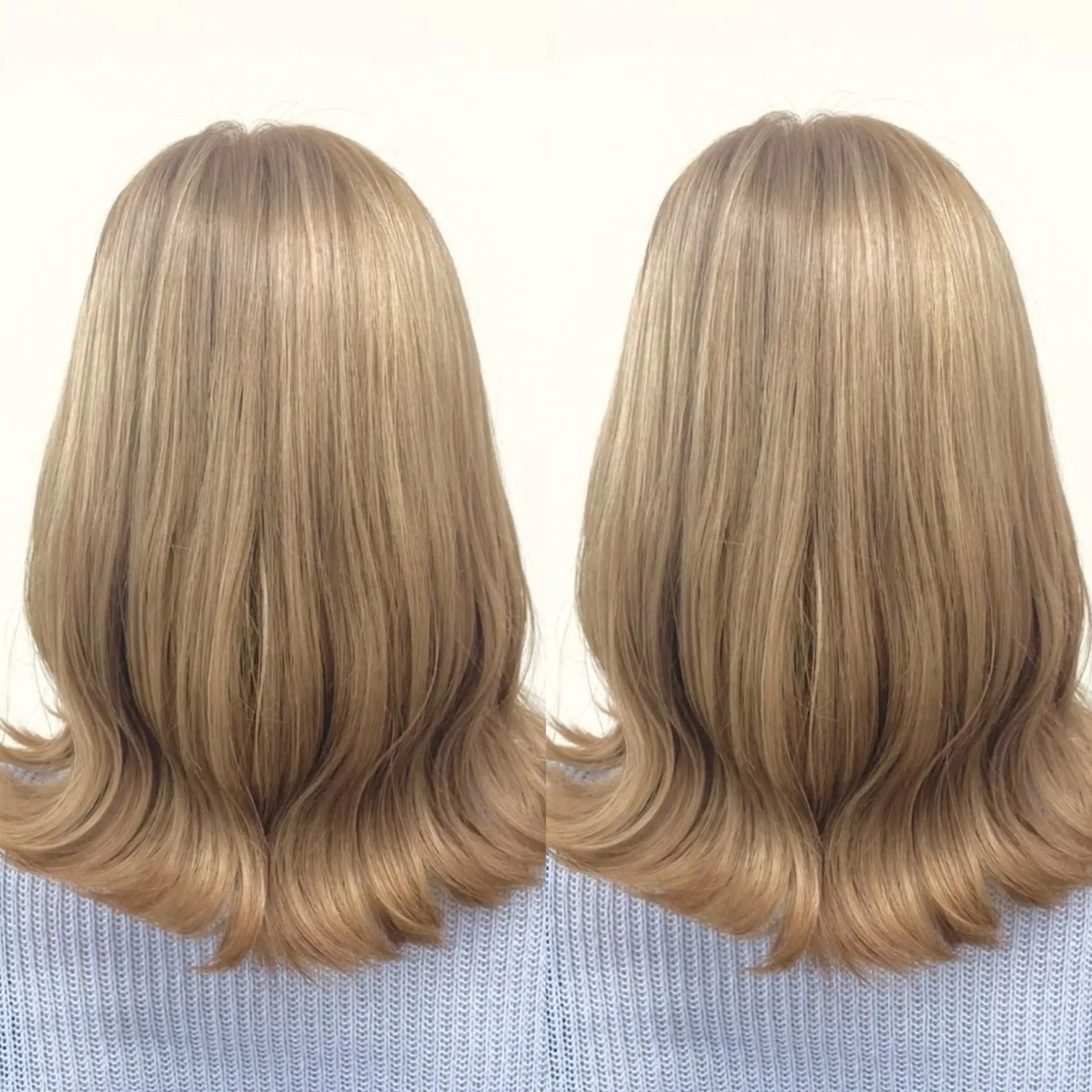 【🍒圧倒的透明感ダブルカラー🍒】ブリーチ➕カラー➕1stepトリートメント🧴◌𓈒𓐍の写真