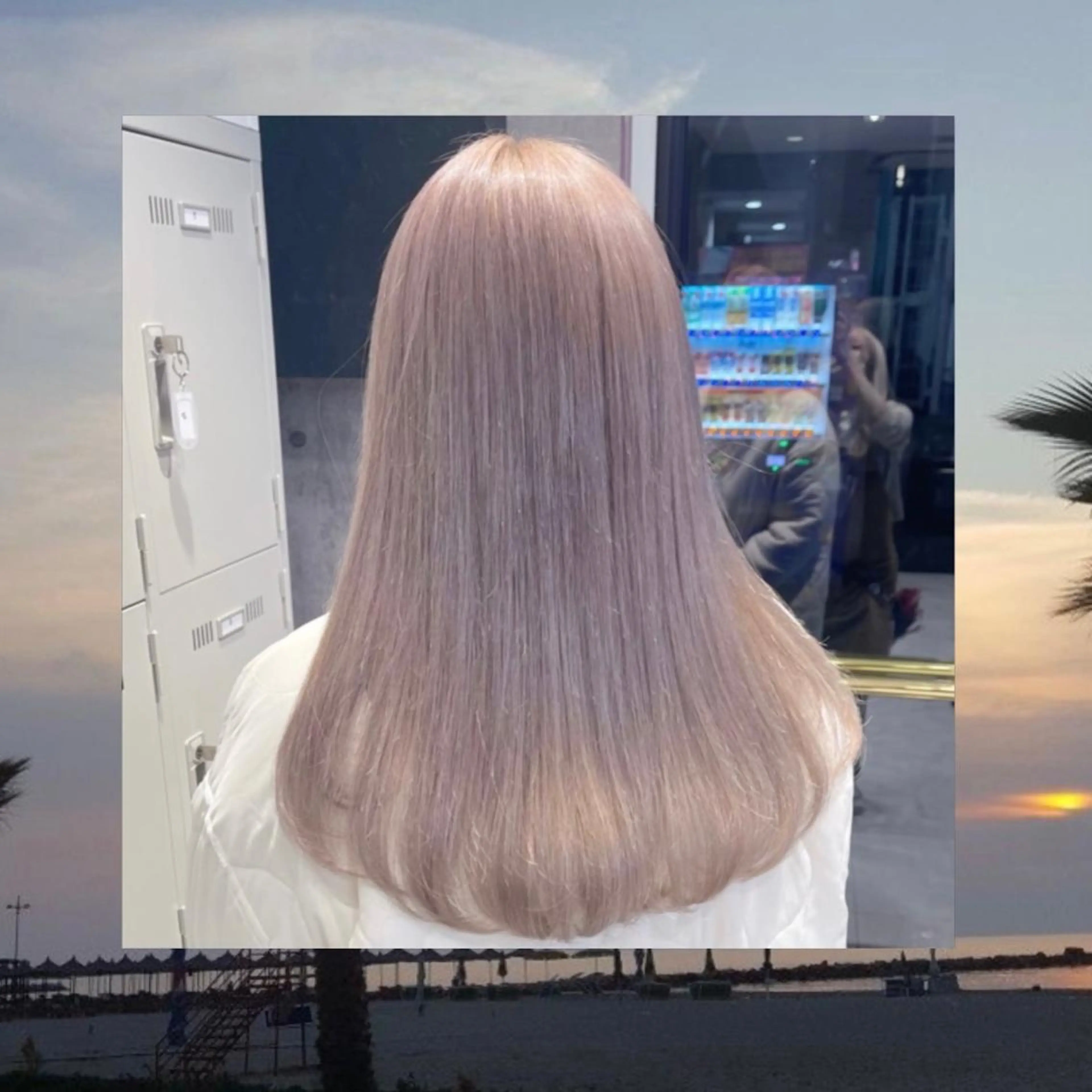 ロング カラー パーマ ヘアアレンジ メンズ キッズ ネイル マツエク・マツパ アイブロウ ハイトーンNo.1 👩🏼NaGiSaのヘアスタイル