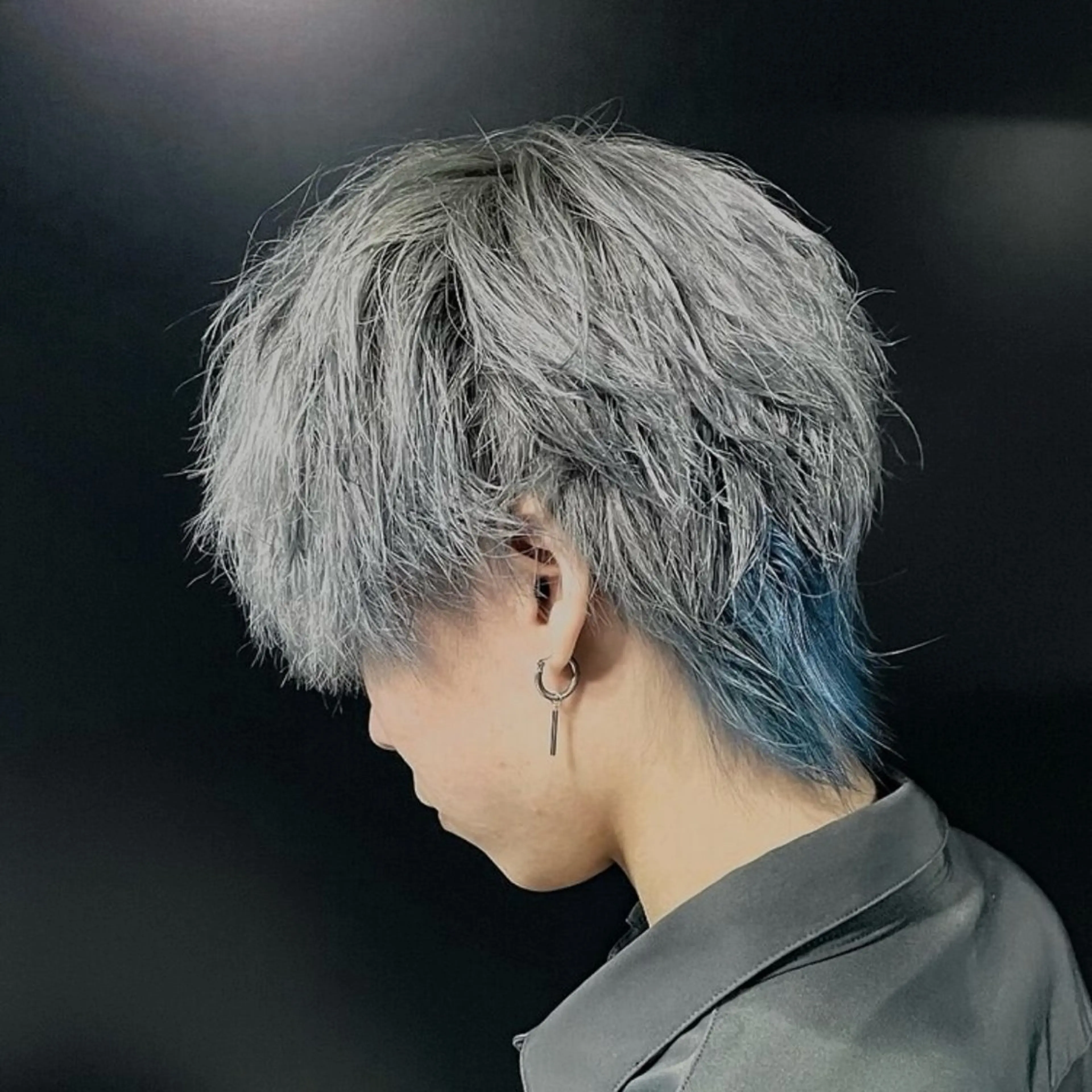 カラー メンズ ヘアカラー トリートメント ヘアセット メンズ/アメ村/河合 顕正のヘアスタイル