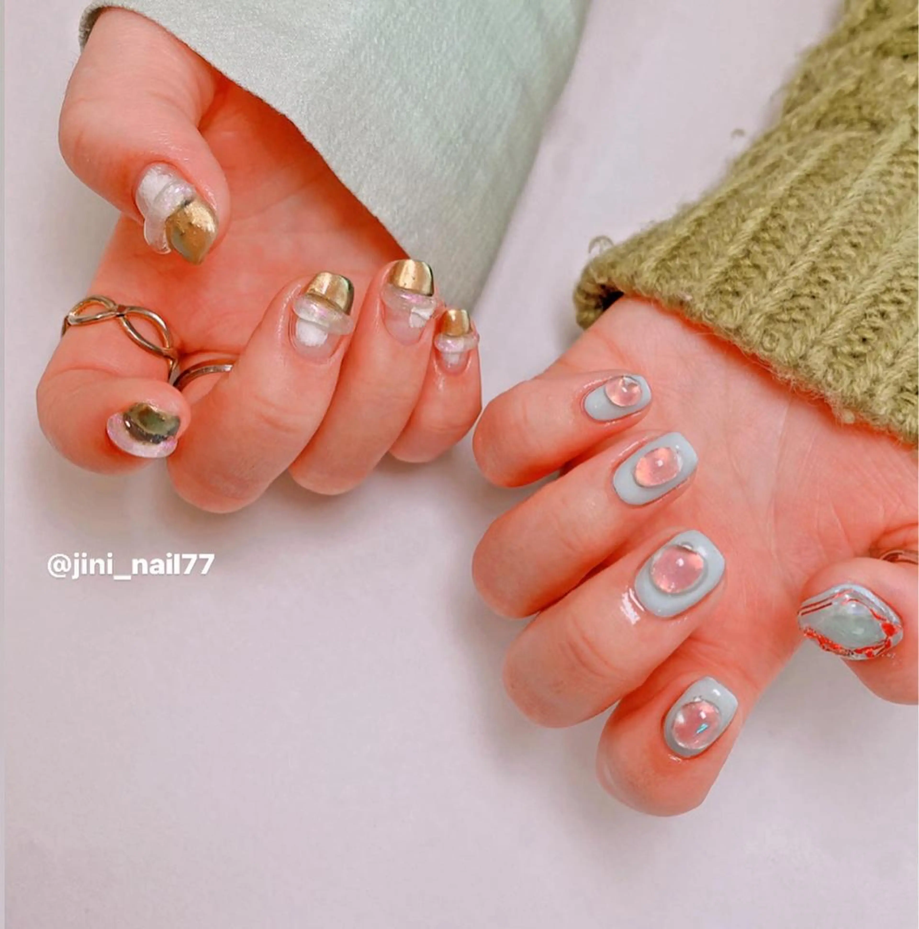 ネイル ハンドネイル JINI NAIL所属・ジニ ネイルのネイルデザイン