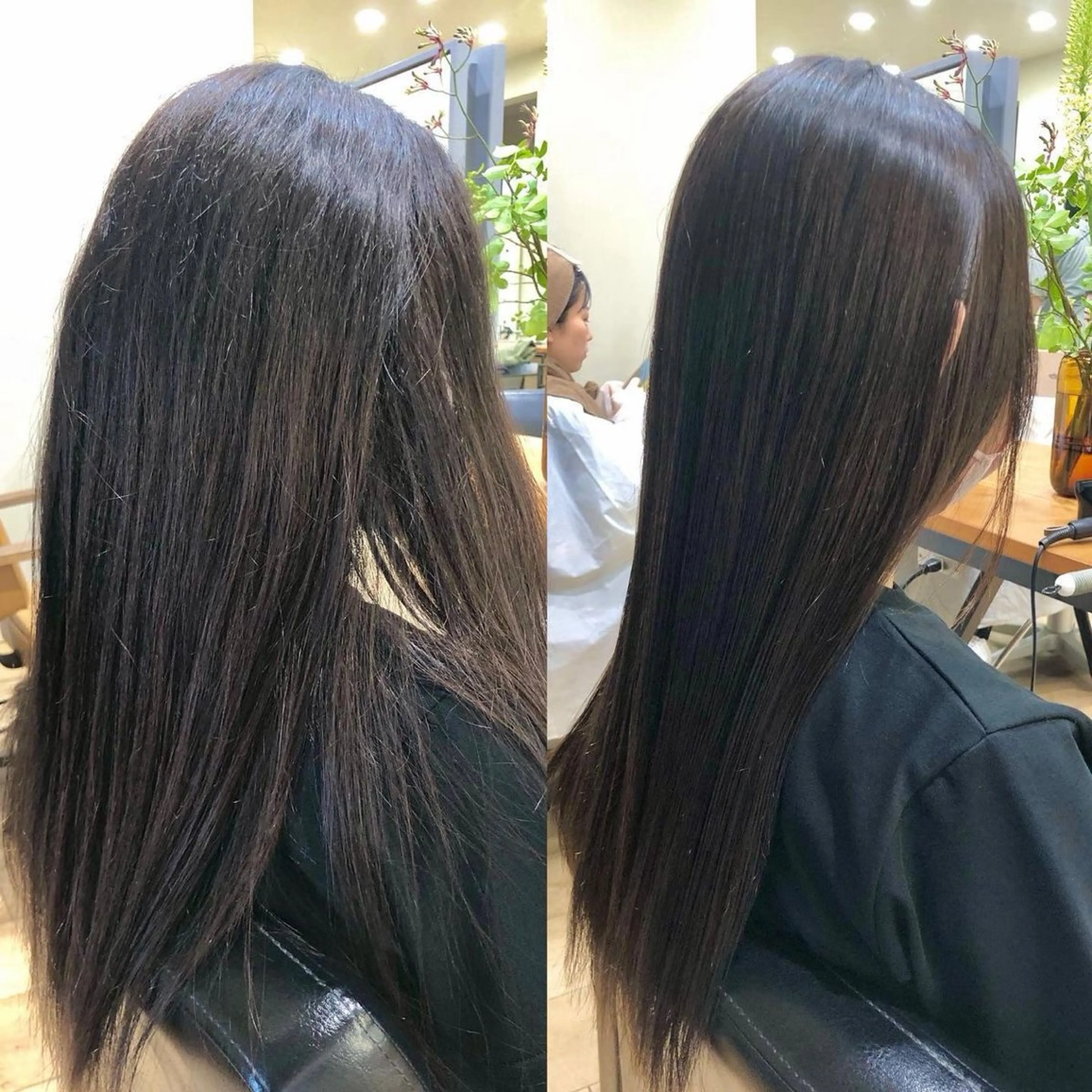 ケア縮毛矯正（オージュアトリートメント付きの写真