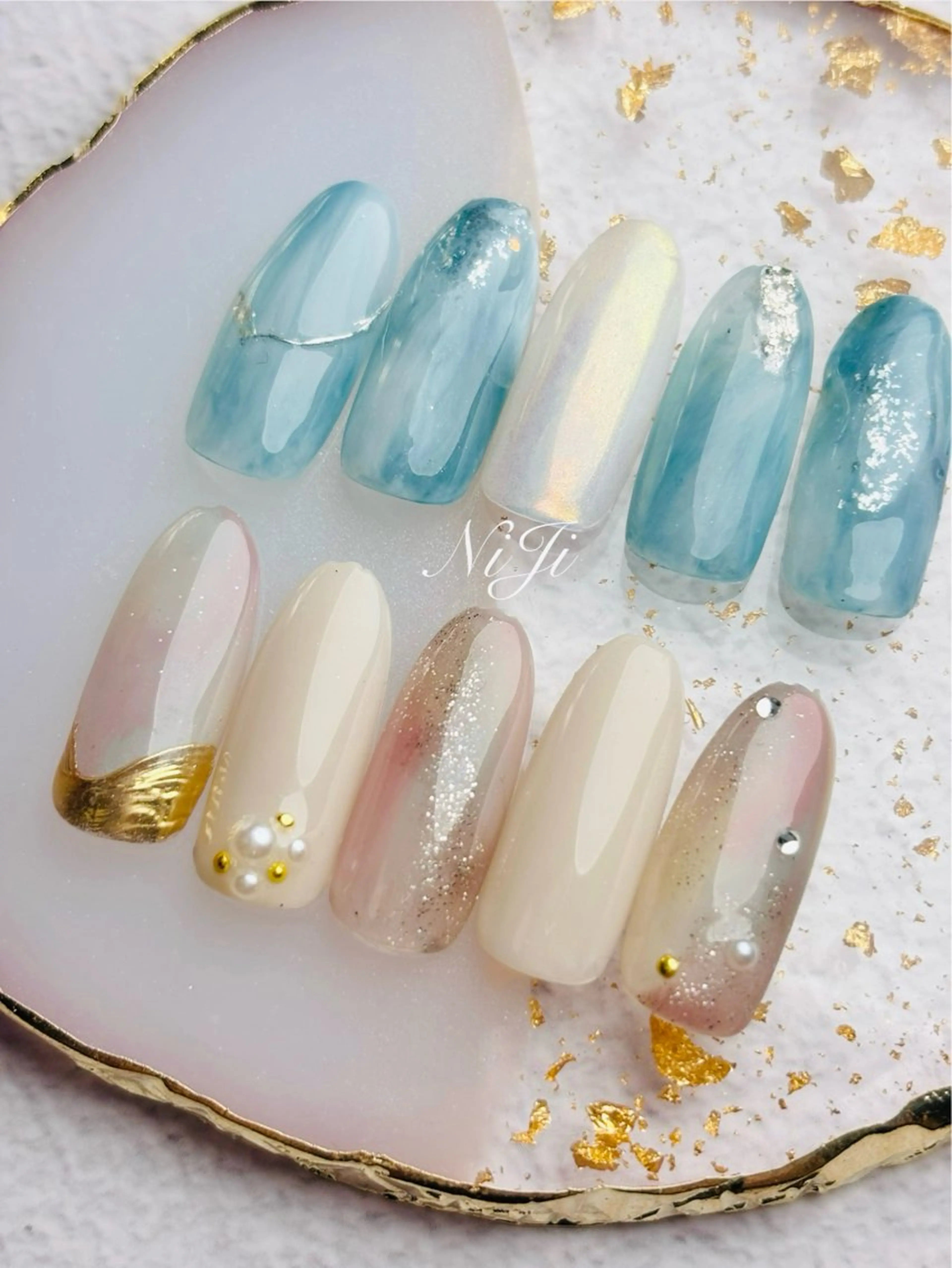 ネイル ニュアンスネイル 春ネイル nailsalon N iＪｉのネイルデザイン