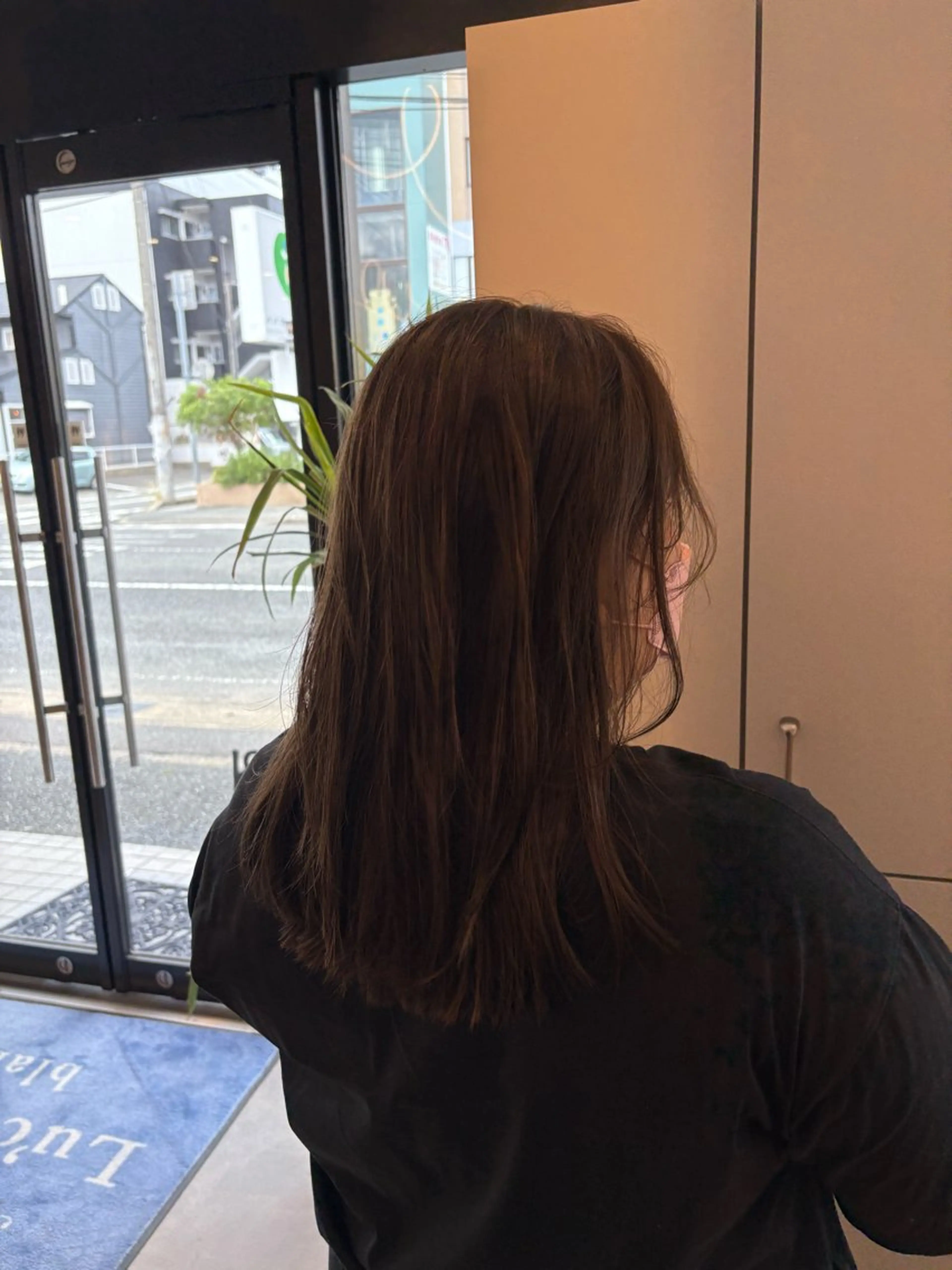 セミロング カラー オリーブカラー カット ヘアカラー レイヤー/透明感/髪 質改善/メンズ/佐藤のヘアスタイル