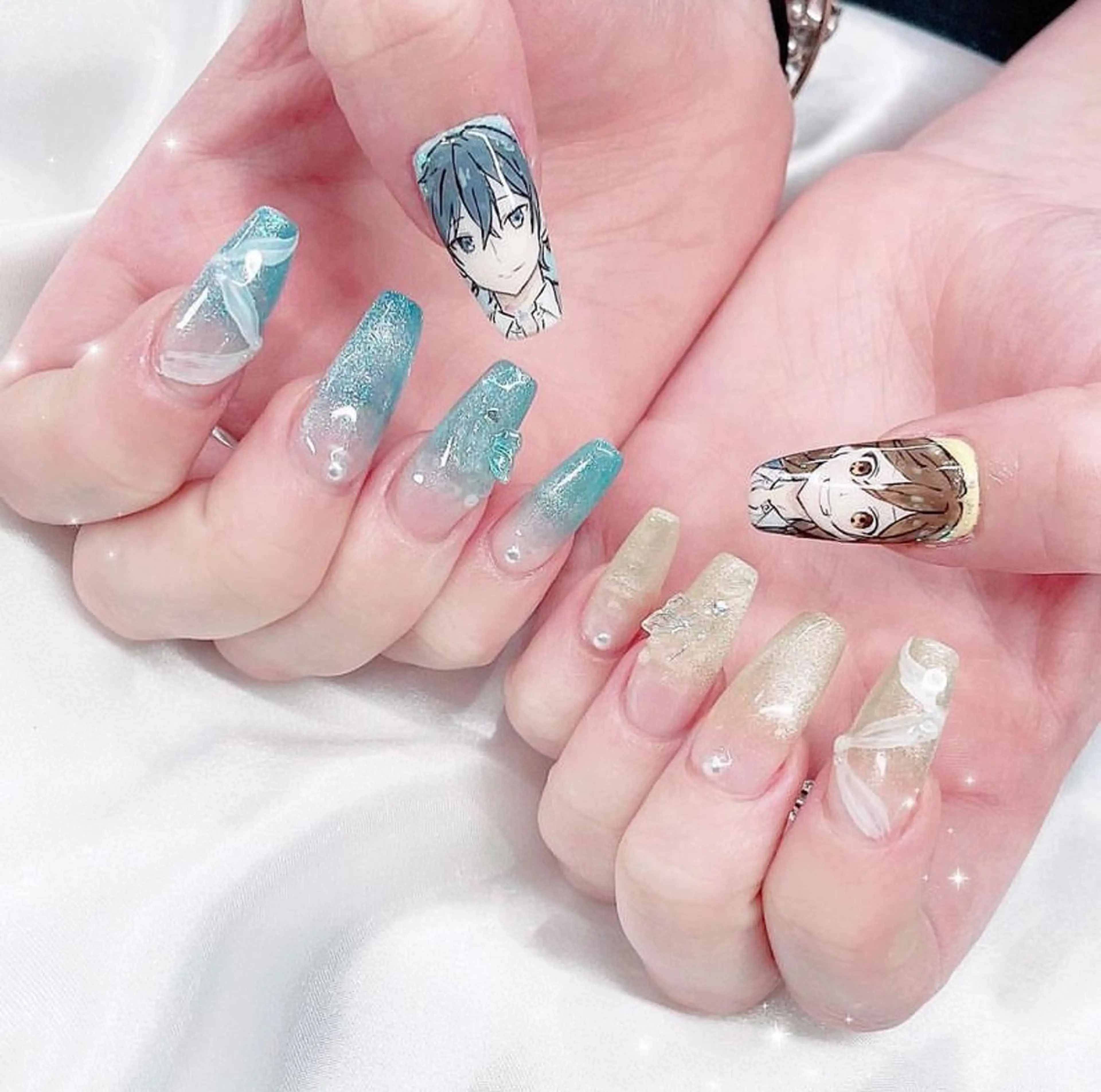 痛ネイル2本にアートし放題　（オフ有り+1000円の写真