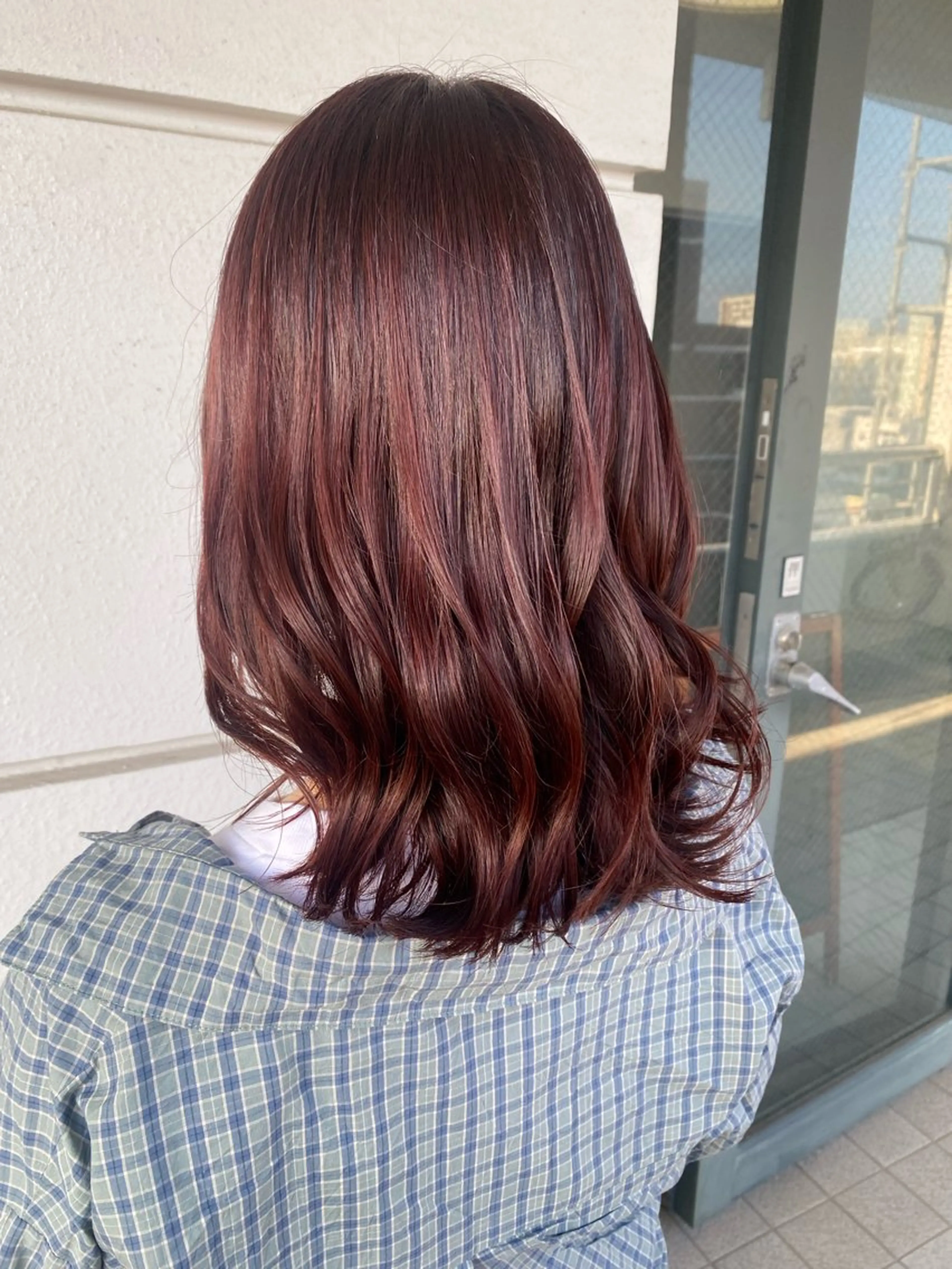 ミディアム カラー カット ヘアカラー トリートメント 髪質改善特化🥣🫧 天神美容室のヘアスタイル