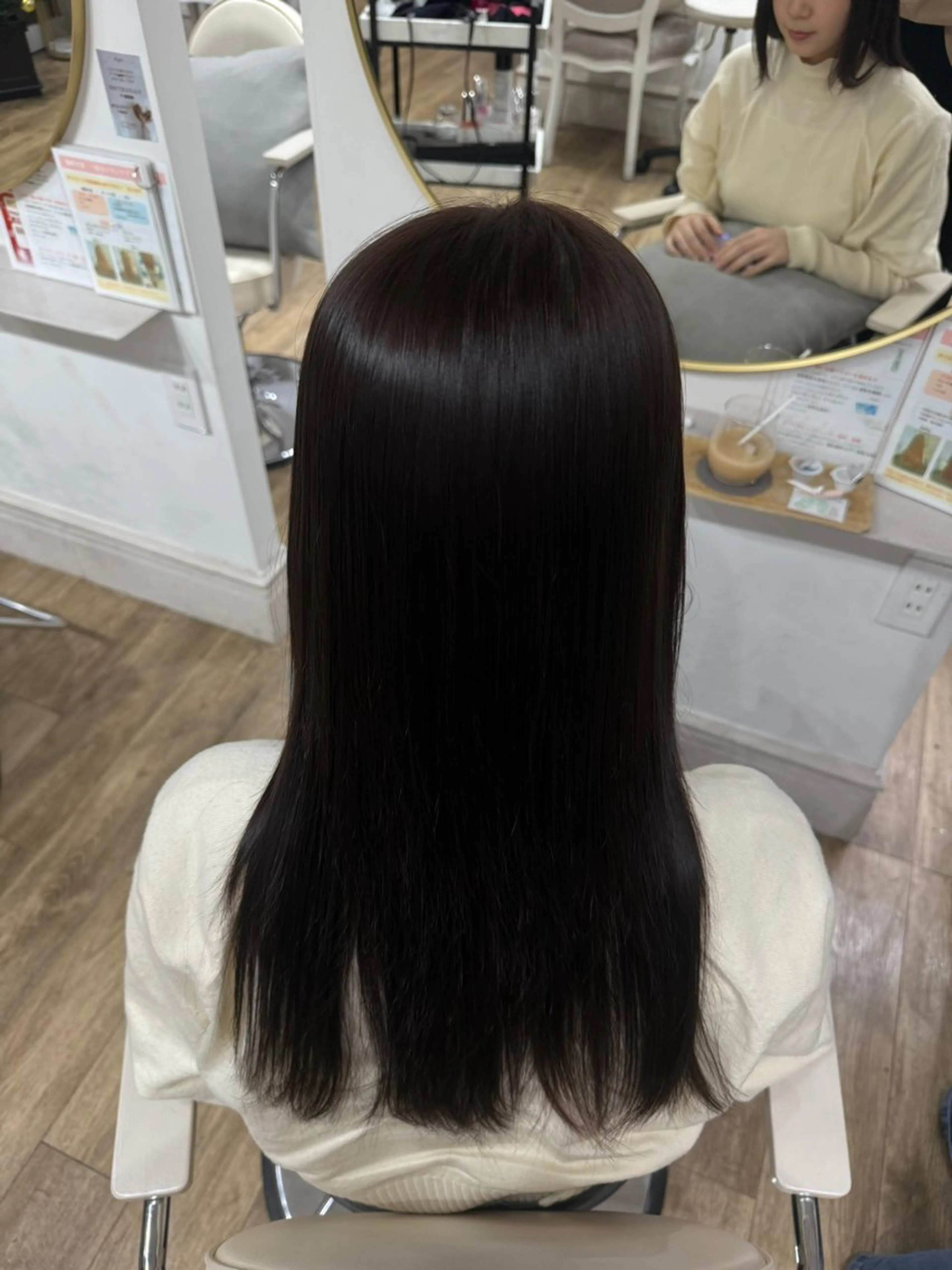 ロング カラー ヘアカラー Ria🌙*ﾟ 艶カラーのヘアスタイル