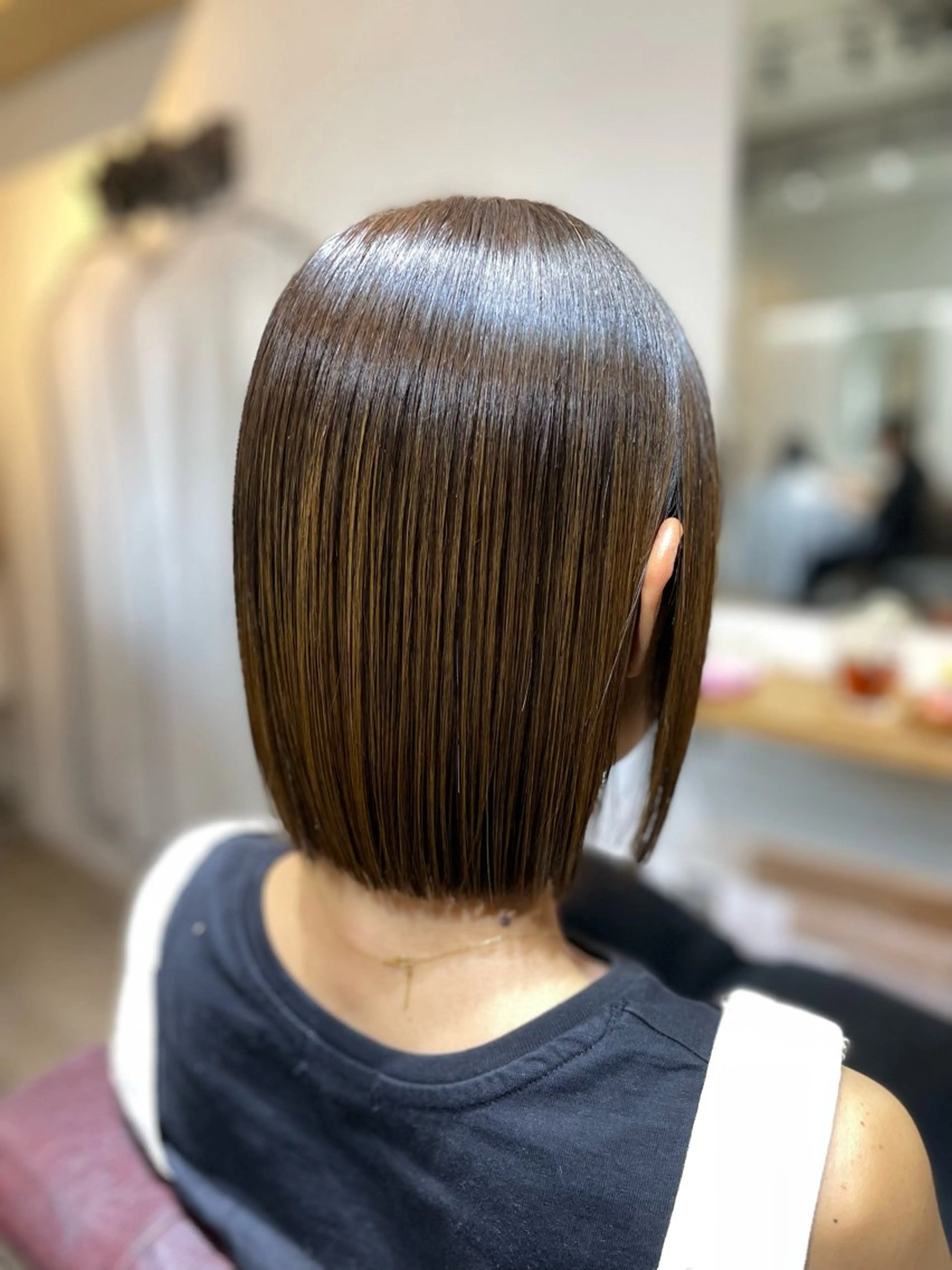 ミディアム 星野 茉由のヘアスタイル