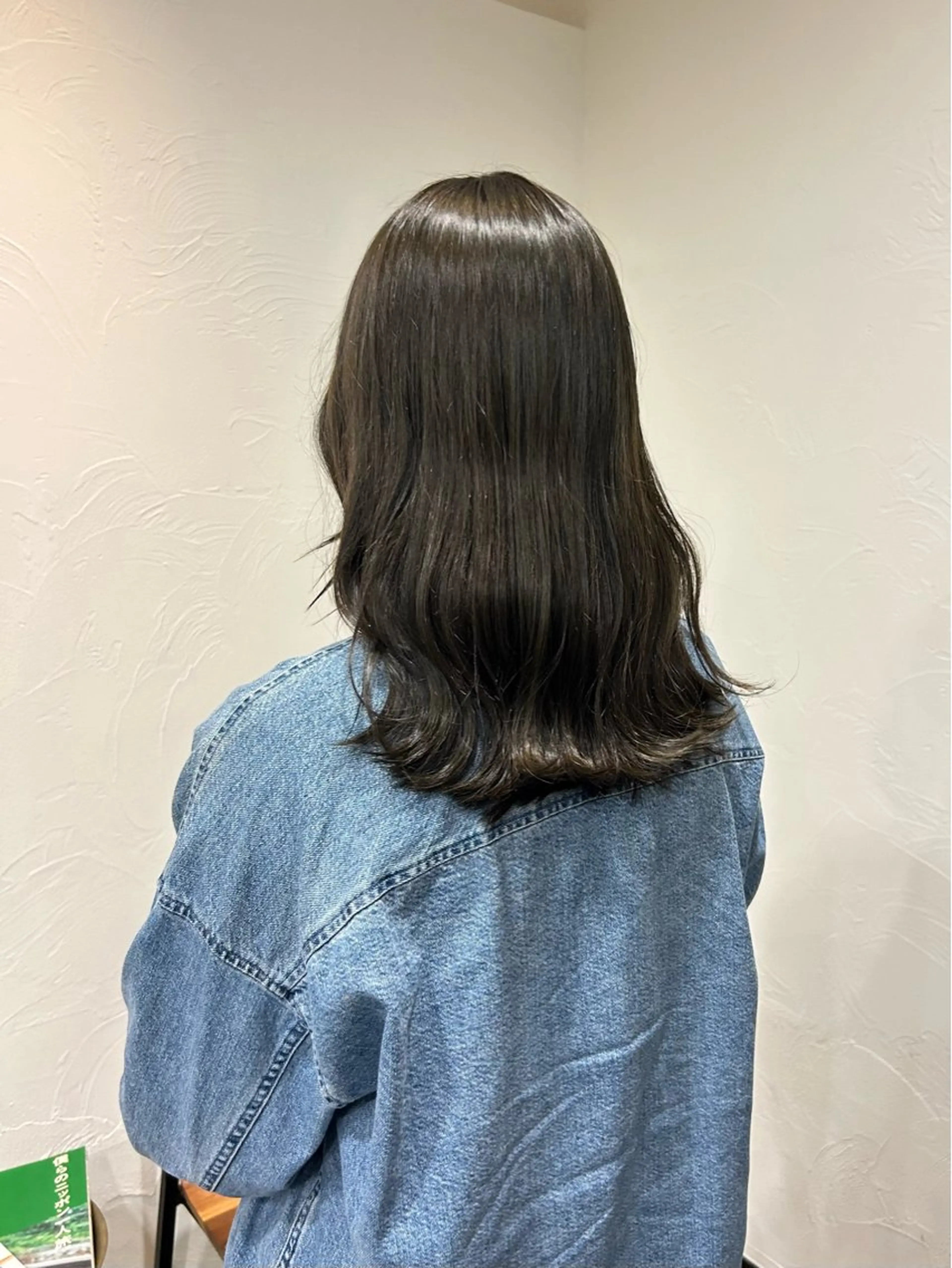 ミディアム カラー ヘアカラー 山田 花帆のヘアスタイル