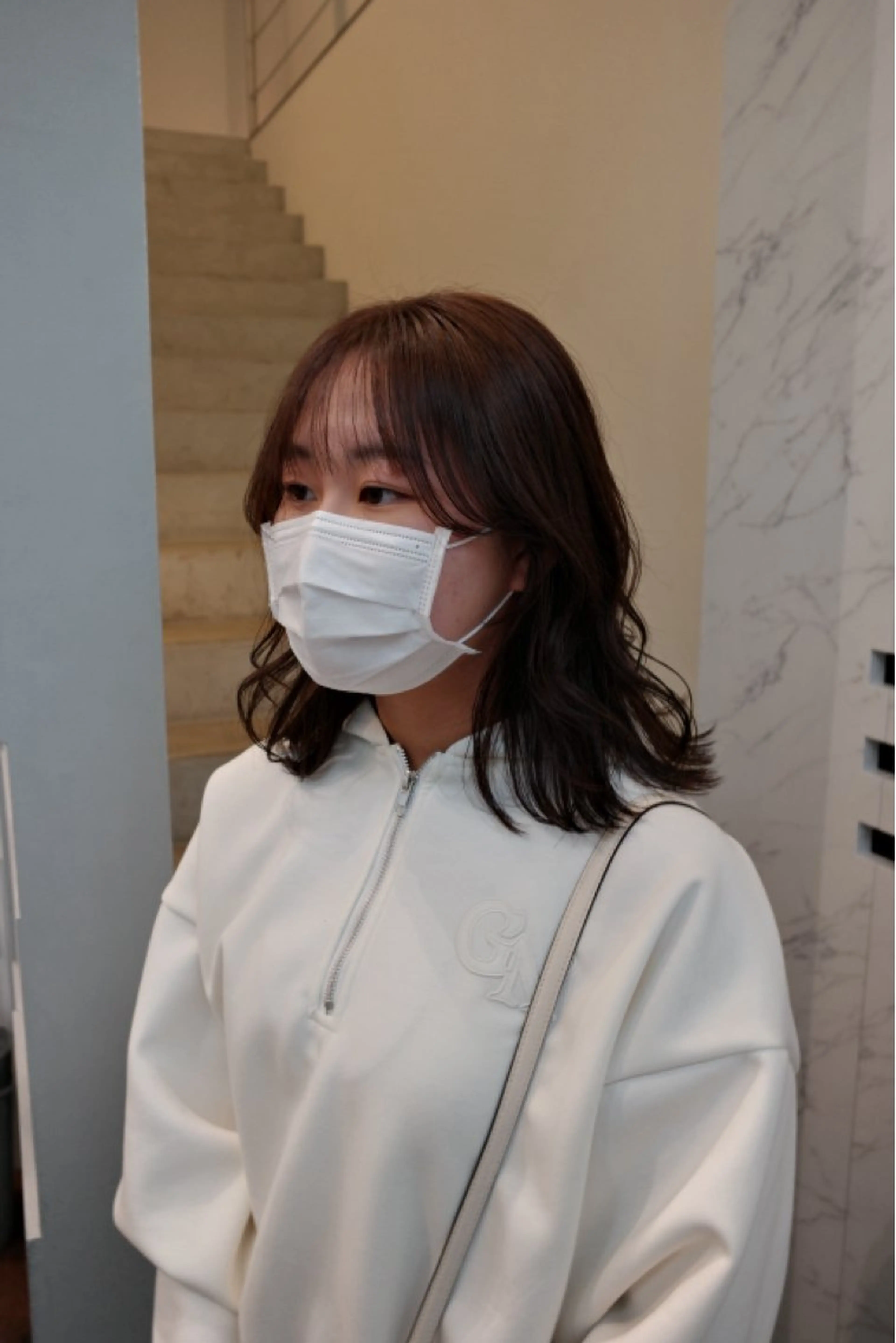 ミディアム カット ヘアカラー ミユ/ショート/ カットモデル/名東区のヘアスタイル