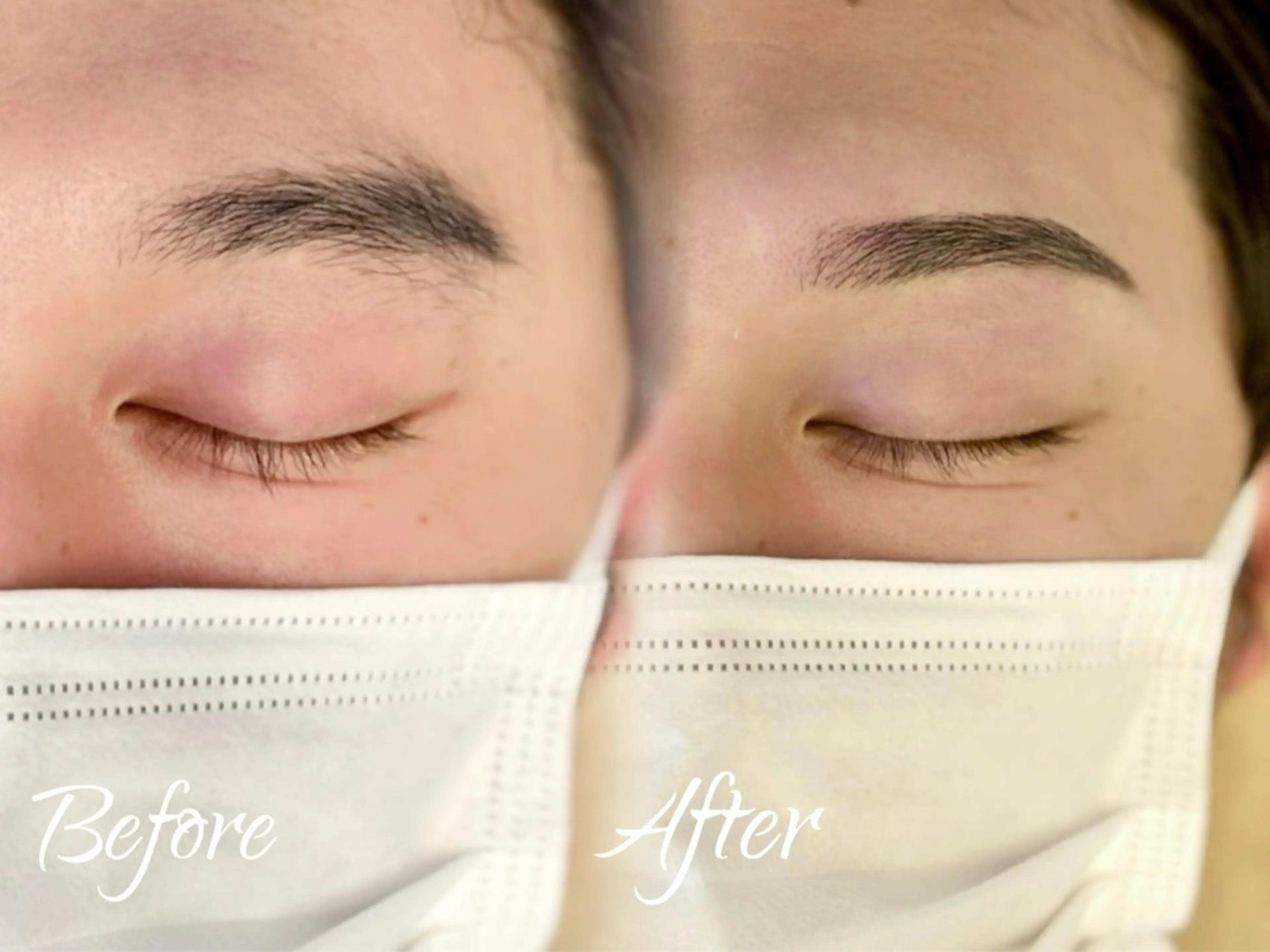 【新成人メニュー㊗️】垢抜けて成人式を迎えませんか？"眉毛wax＋間引き(毛量調節)＋保湿ケアの写真