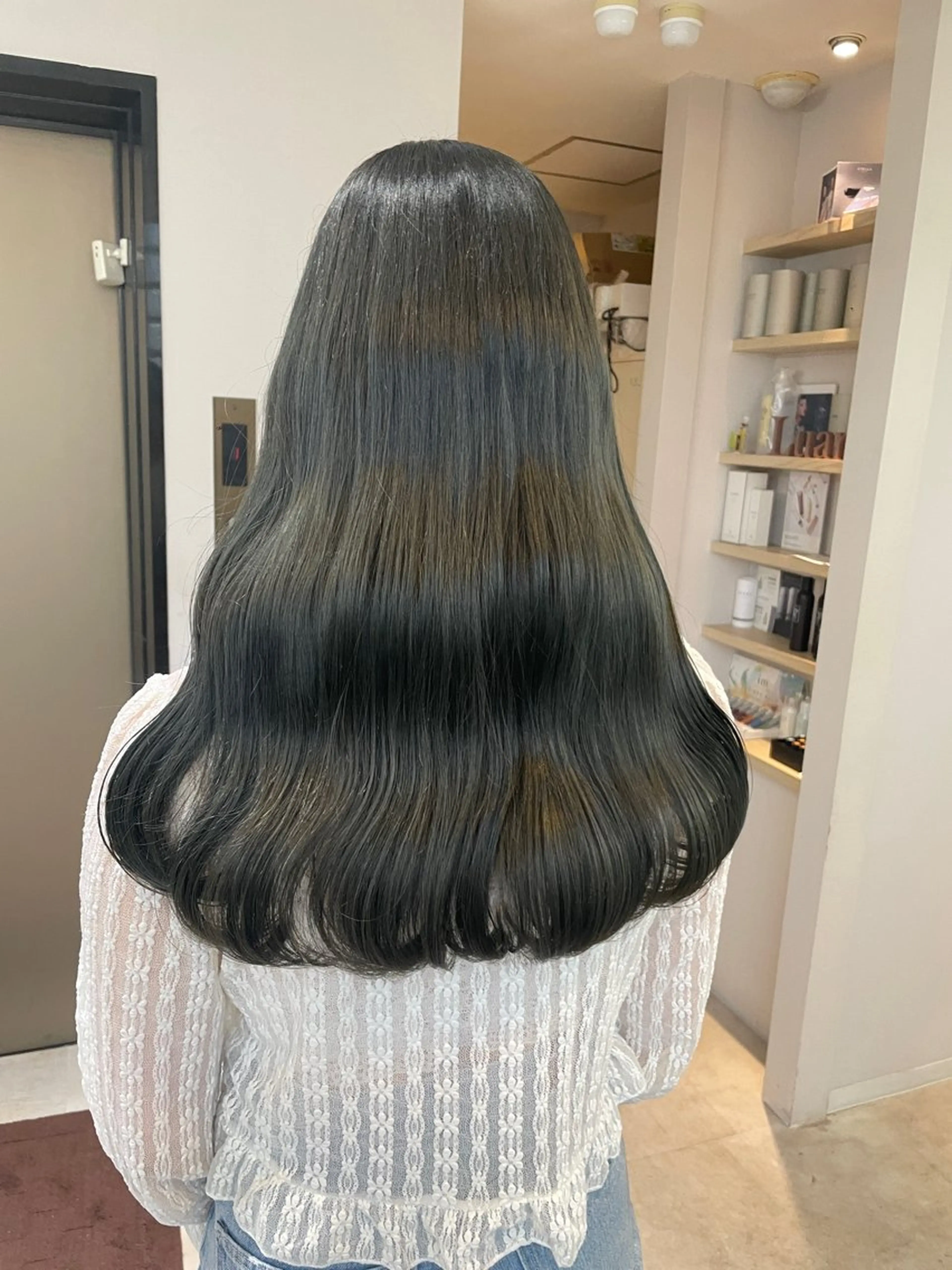 ロング カラー カット ヘアカラー HARUKA韓国ヘア /Luana梅田のヘアスタイル