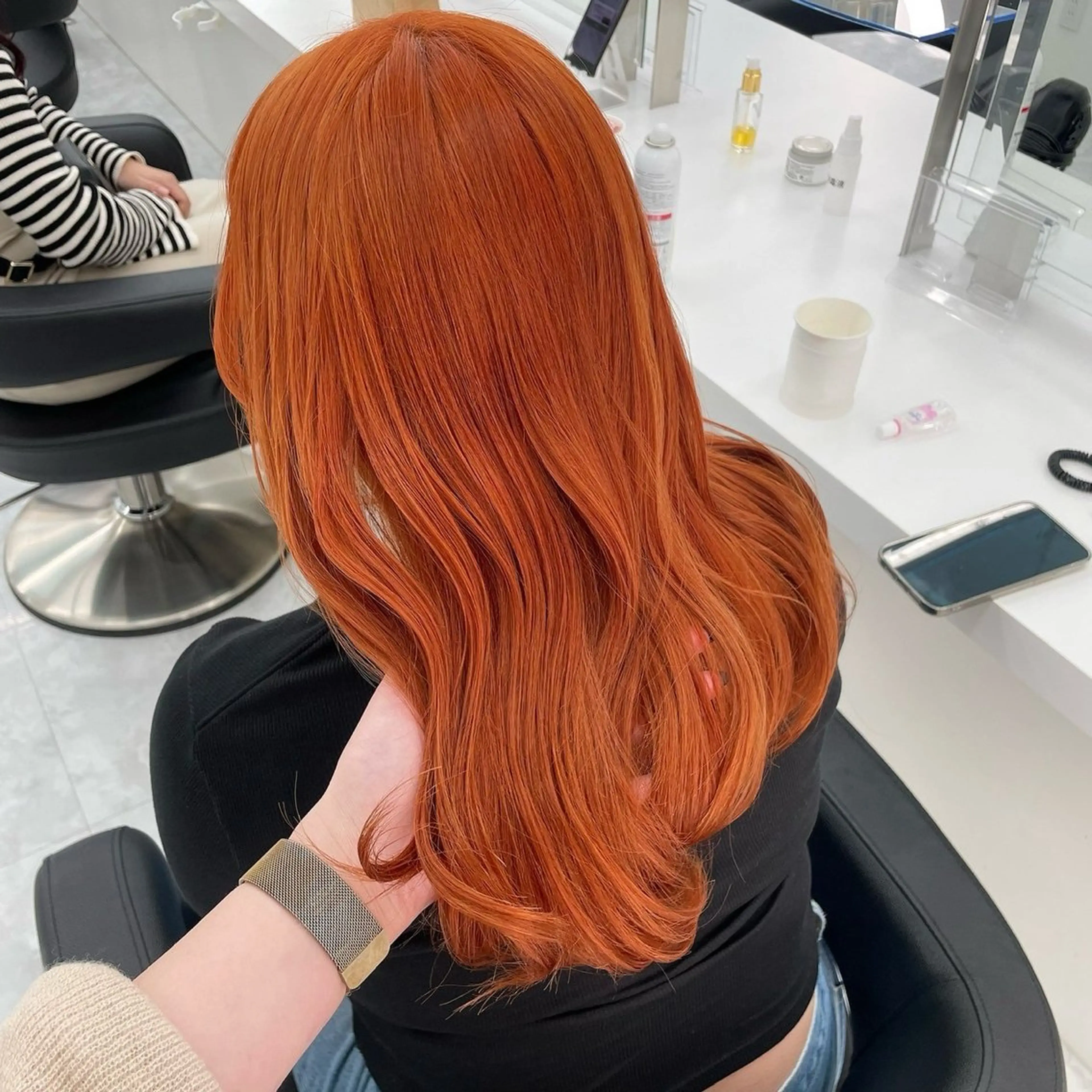 カラー ヘアカラー 🤍Mei🤍赤み消 し透明感ツヤカラーのヘアスタイル